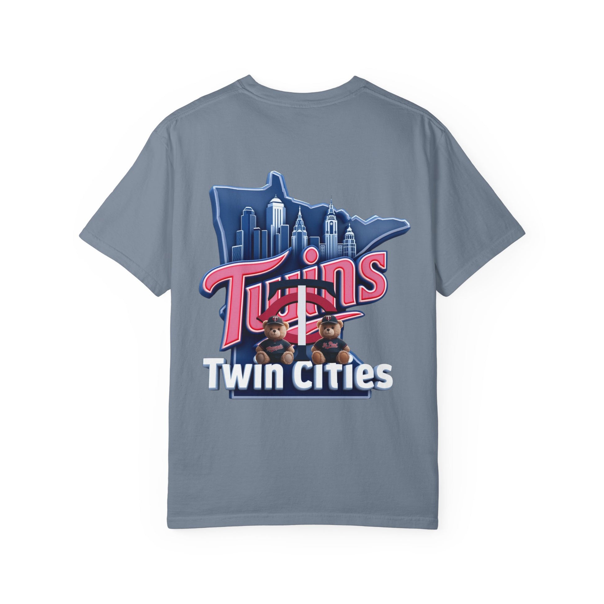 Twin City Unisex T-Shirt, Sporty Tee for Fans, Garment-Dyed Shirt, Perfect for Game Day, Show Your Team Spirit!
