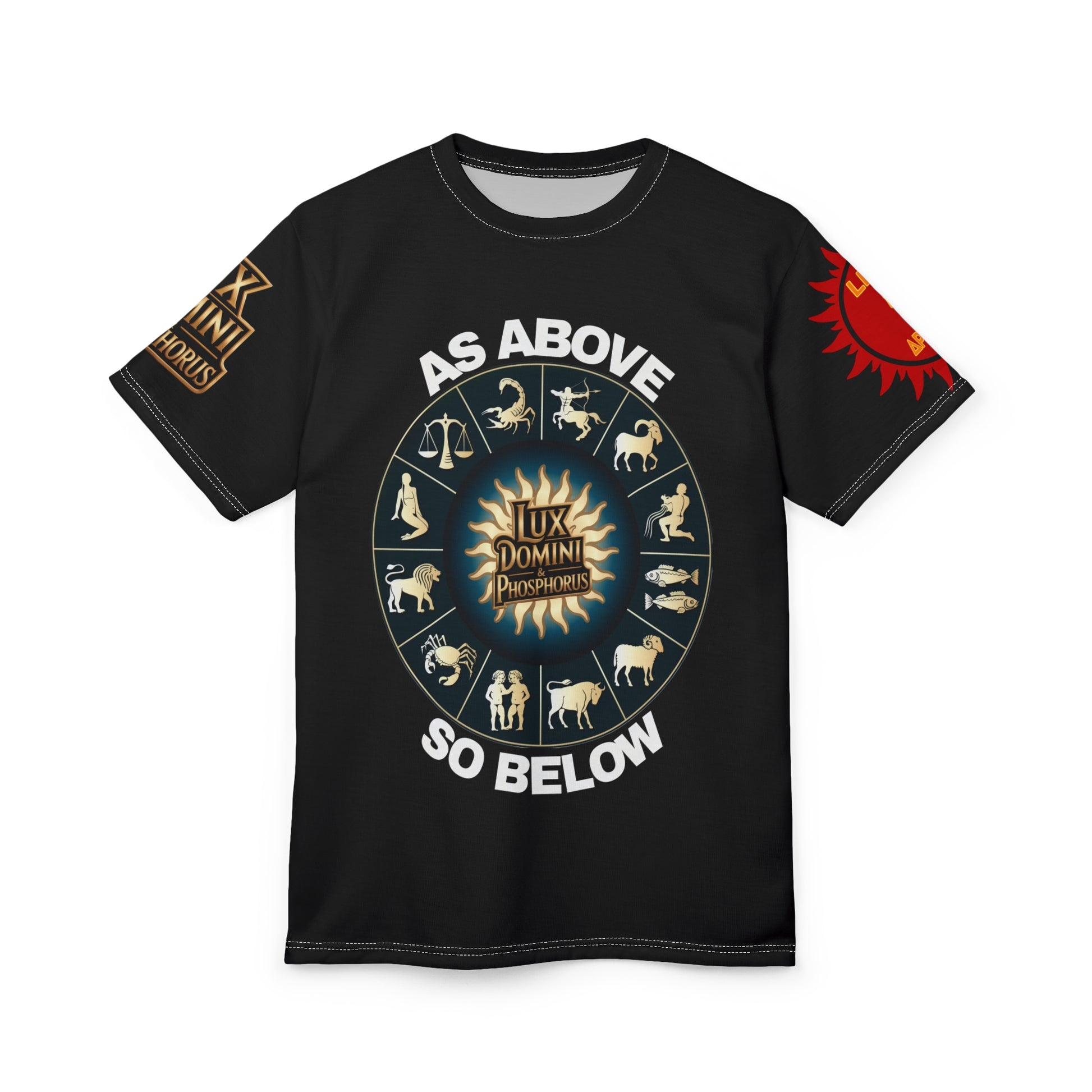 As Above So Below Unisex Cut & Sew Tee