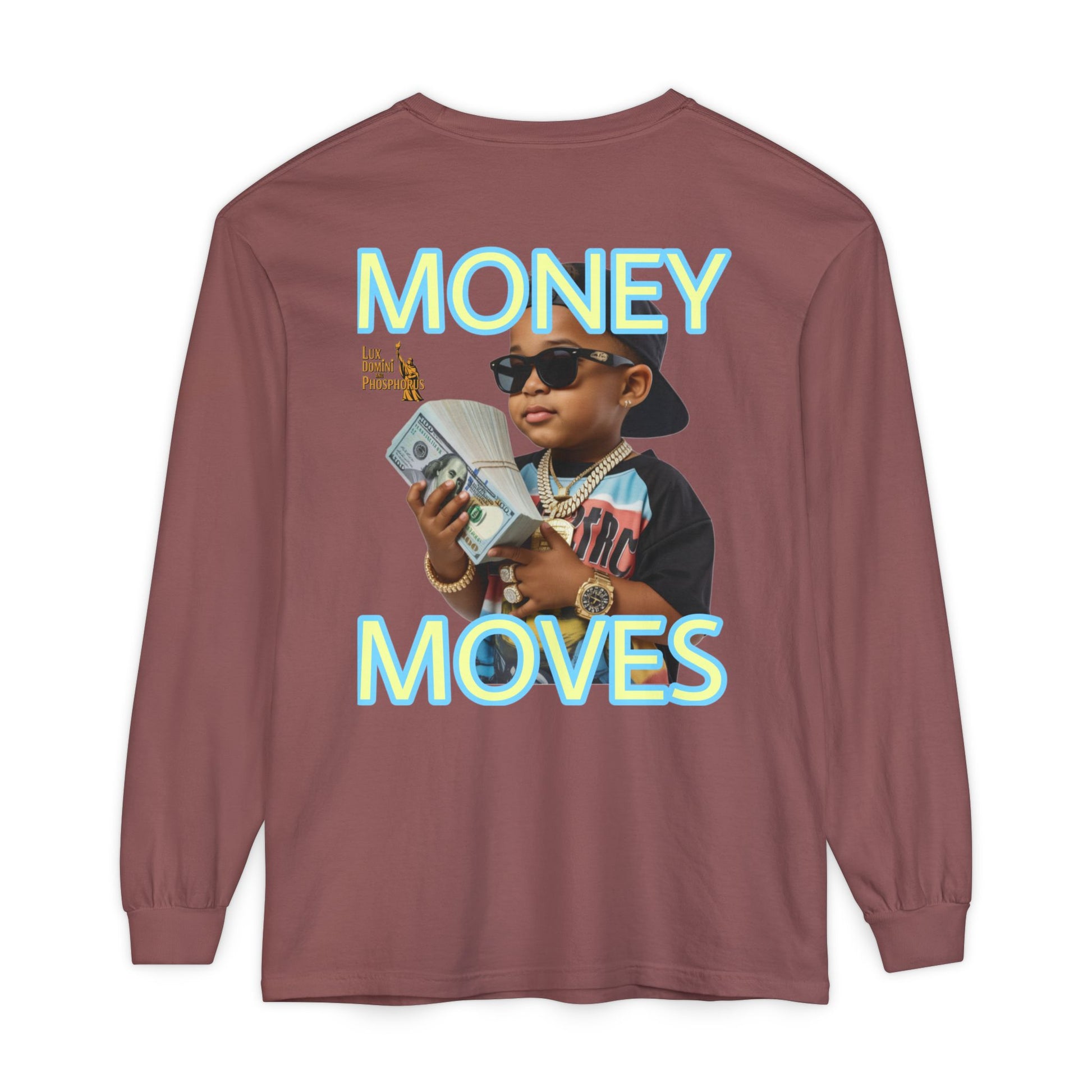 Long Sleeve T-Shirt - Money Moves LD&P APPAREL