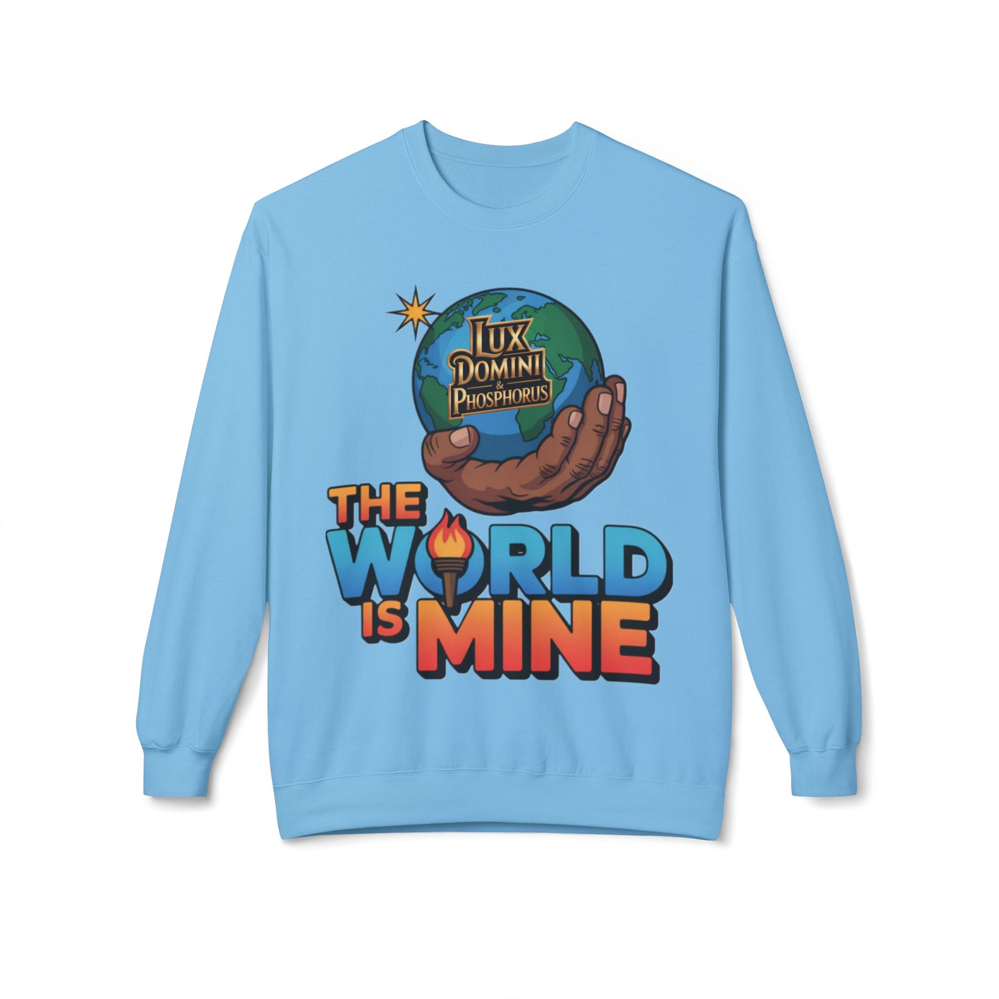 "The World Is Mine"  Design 2 Crewneck Sweatshirt