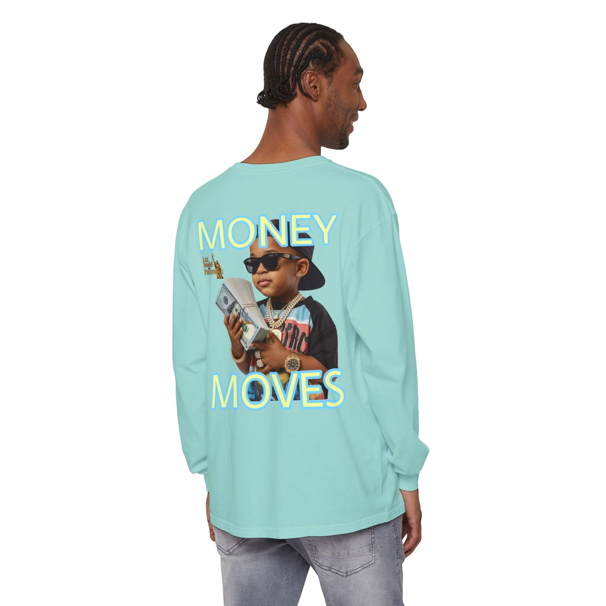 Long Sleeve T-Shirt - Money Moves LD&P APPAREL