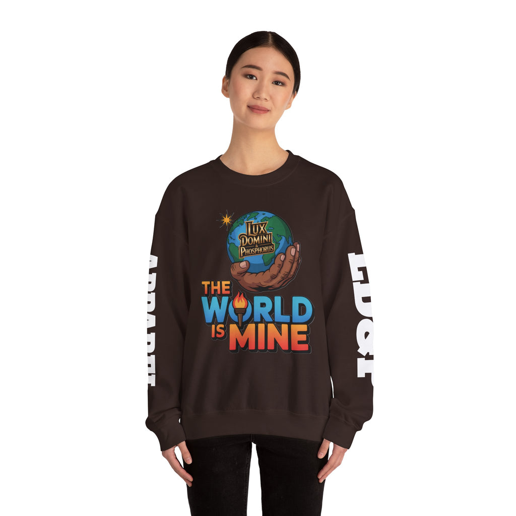 Graphic Sweatshirt - The World Is Mine LD&P APPAREL Design