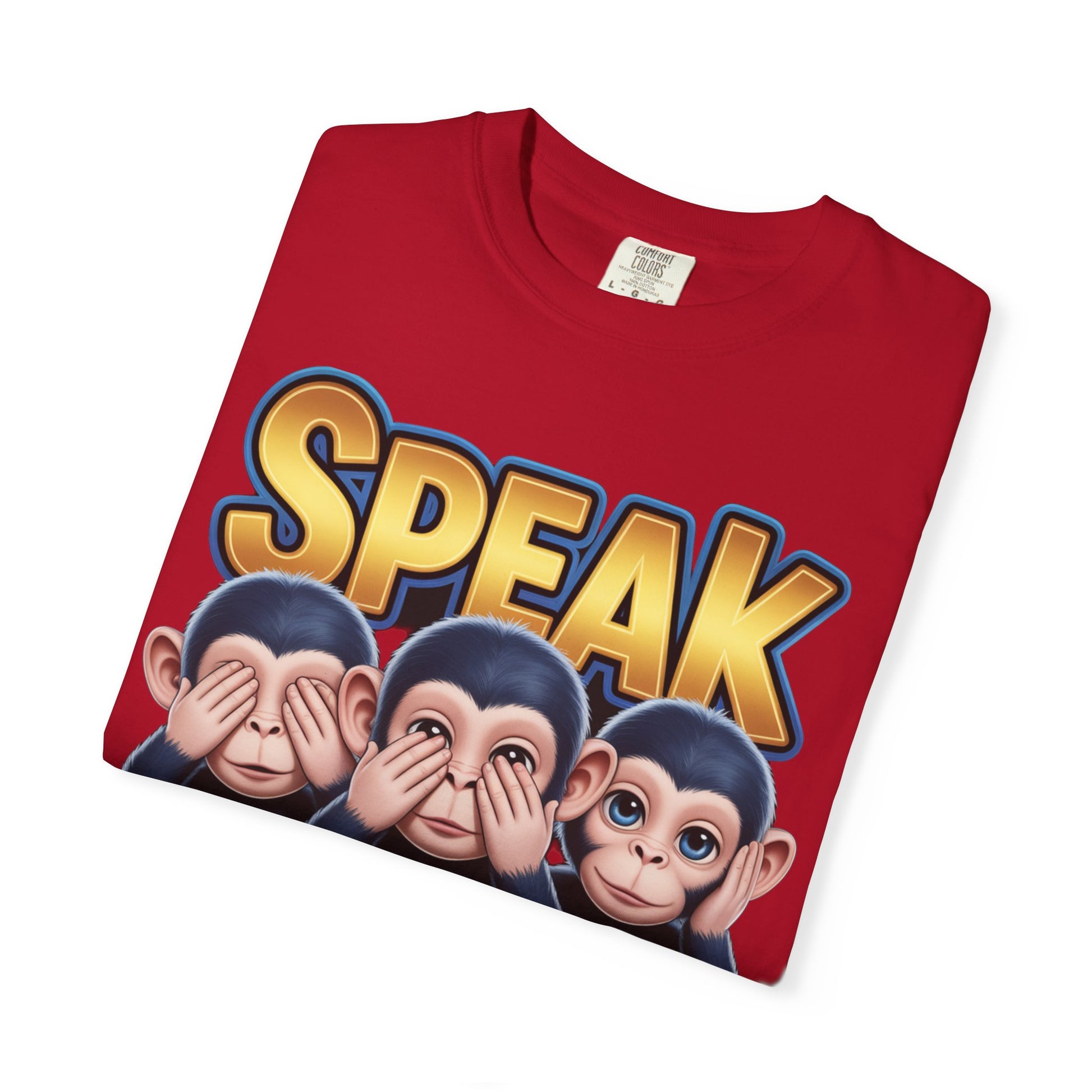 Graphic T-Shirt Speak See Hear No Evil design #2