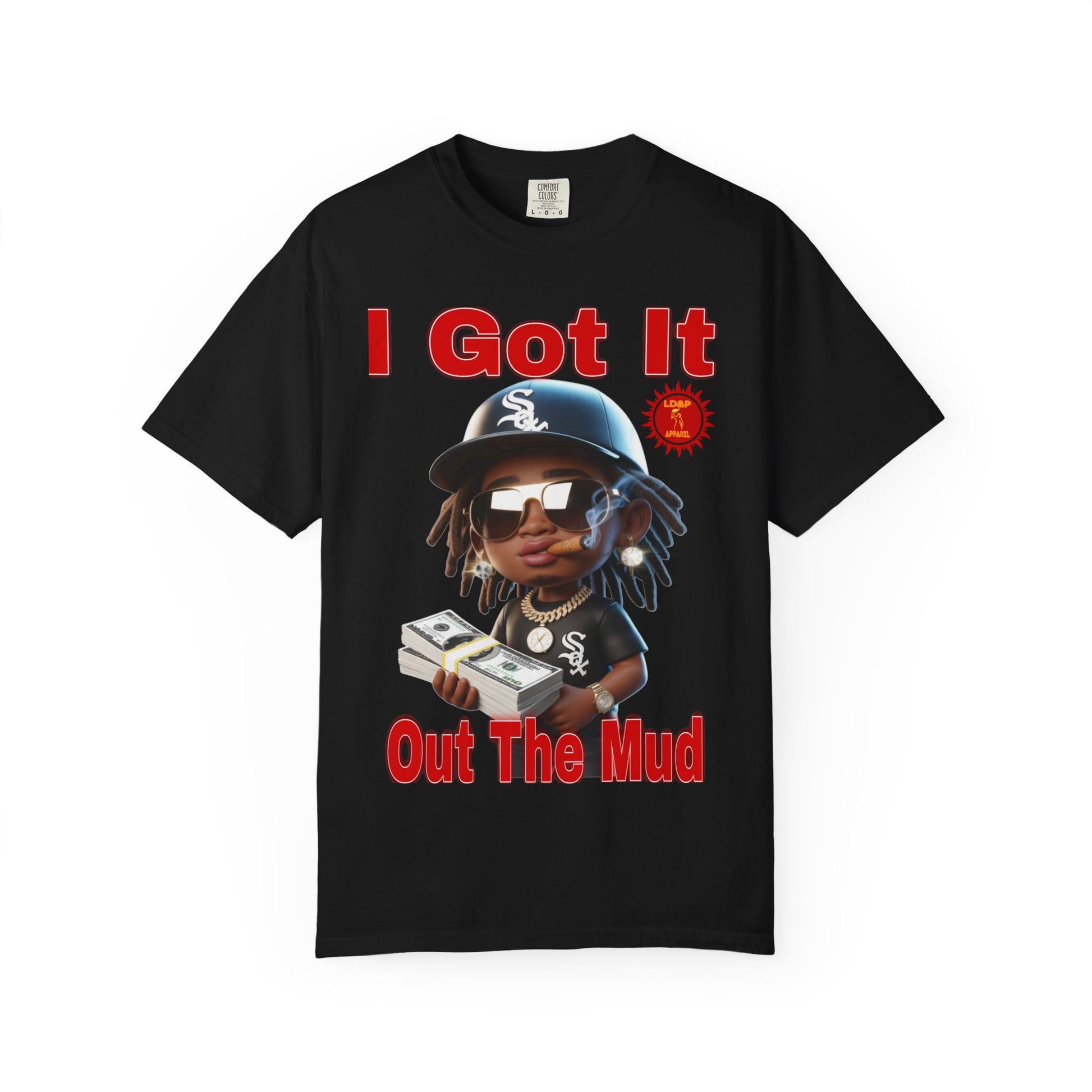 T-Shirt Out The Mud Hustler - Unisex Garment-Dyed