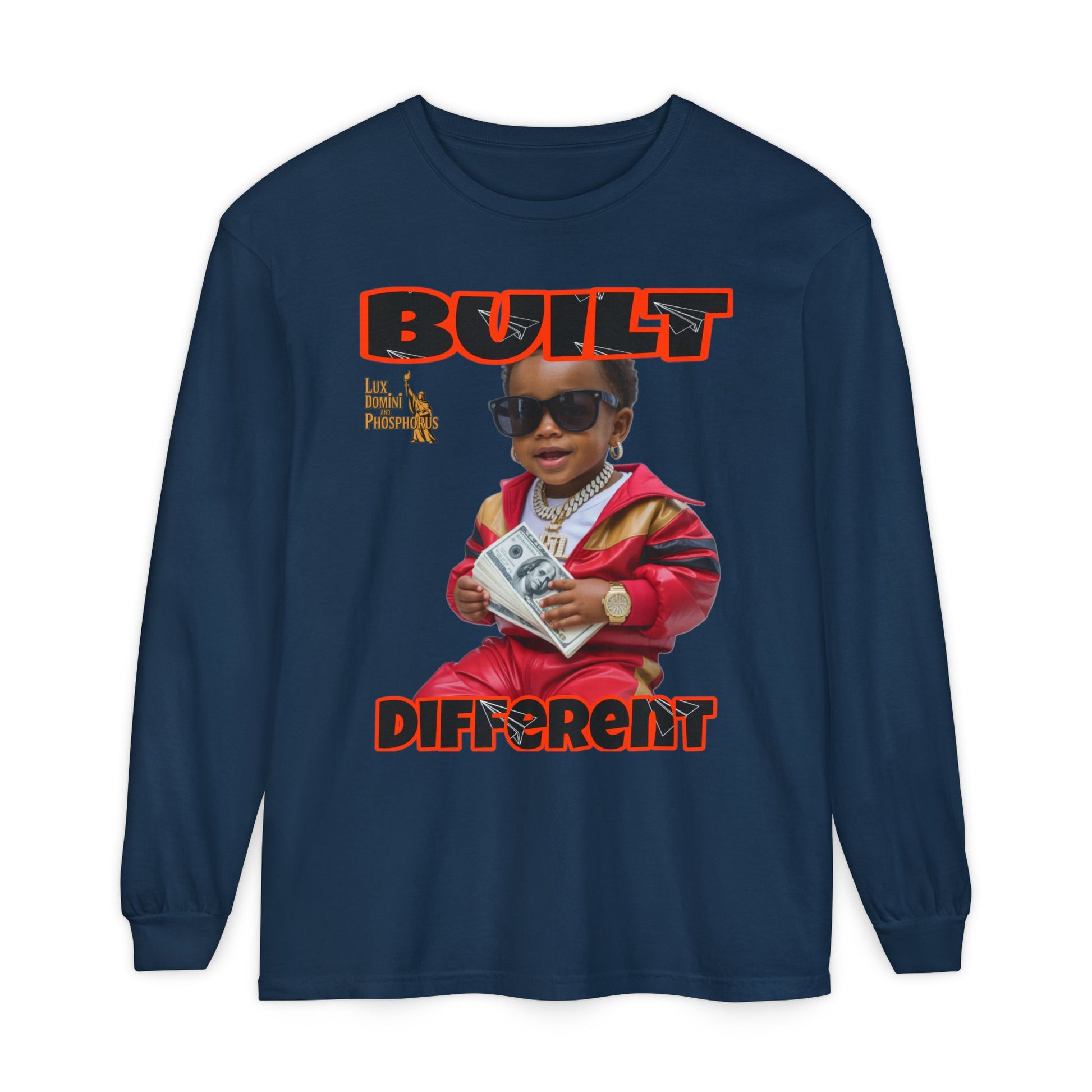 Long Sleeve T-Shirt - Built Different LD&P Apparel Design