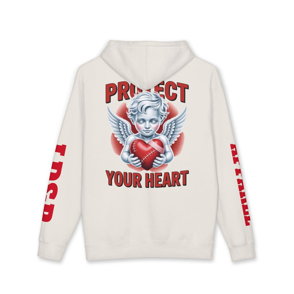 Hooded Sweatshirt - 'protect your heart' Bold Graphic Design
