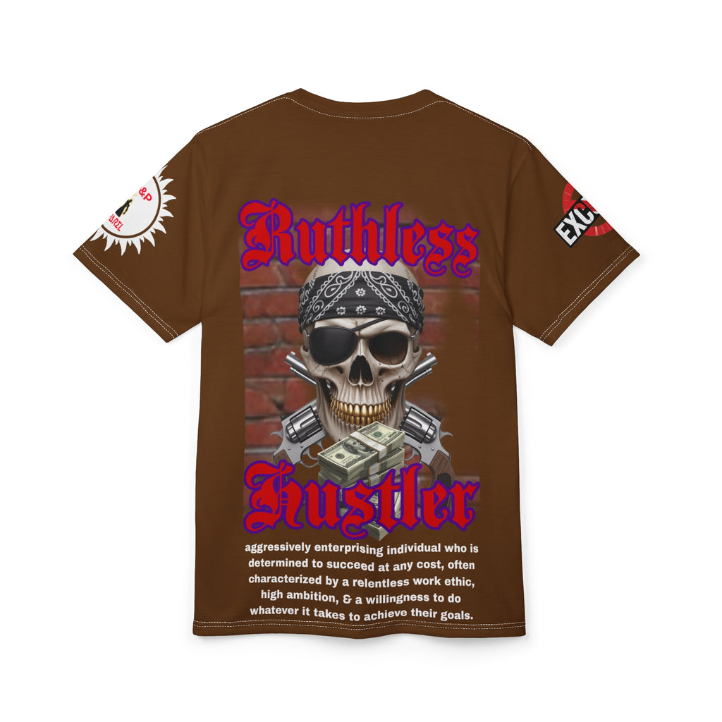 Ruthless Hustler Tee LD&P APPAREL Brown