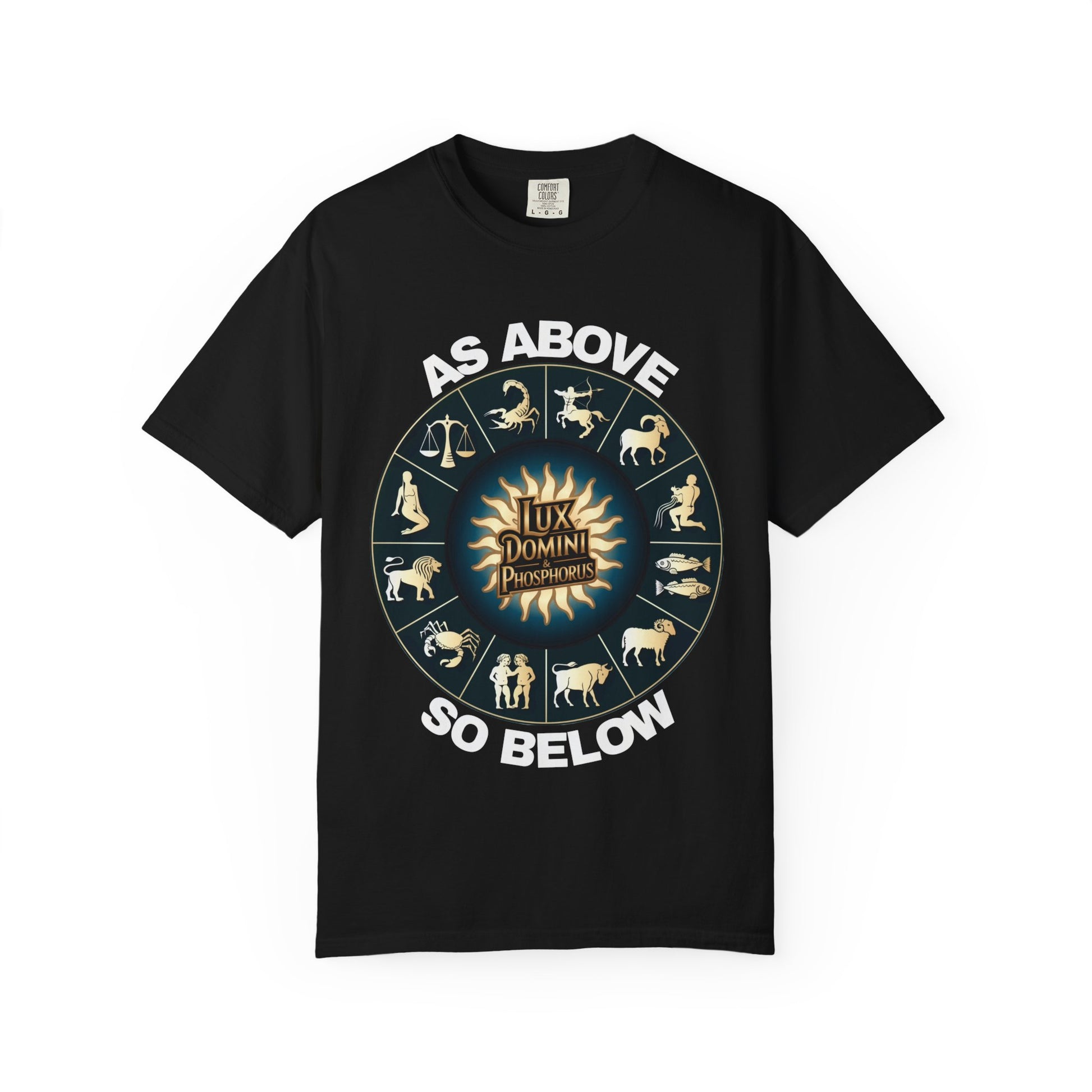 Zodiac Unisex T-Shirt - As above so below design