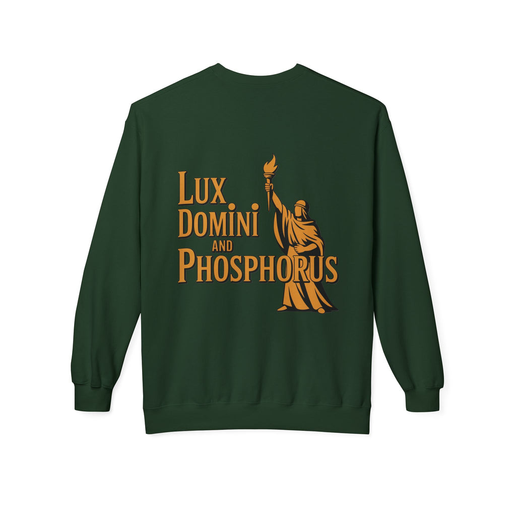 "Lux Domini and Phosphorus" crew-neck sweatshirt