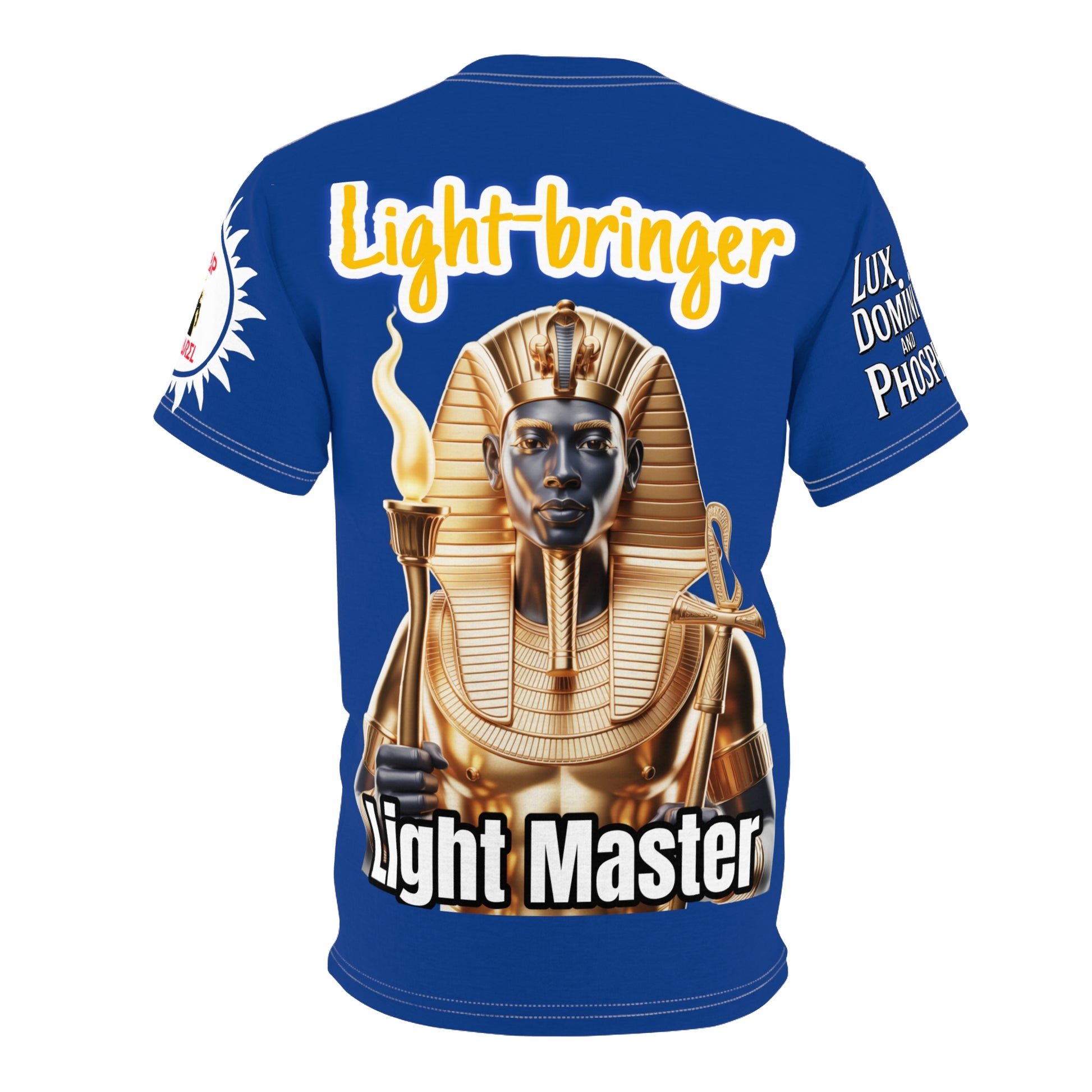 Light Master Tee - Lux Domini and Phosphorus LD&P Apparel Design Blue