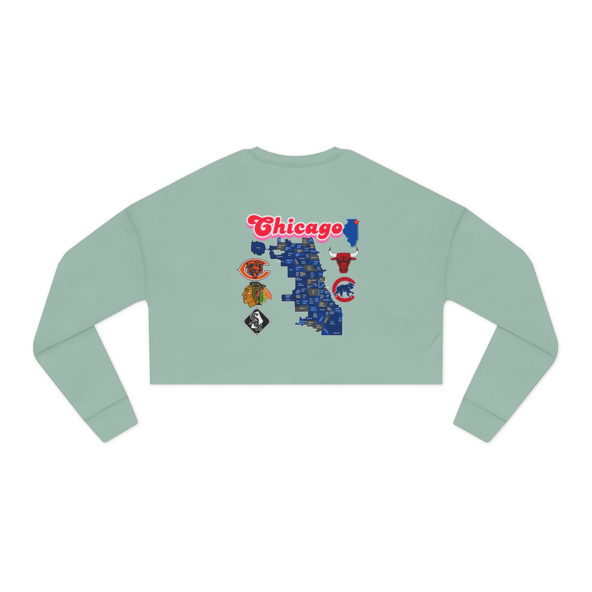 Chicago Graphic Women's Cropped Sweatshirt