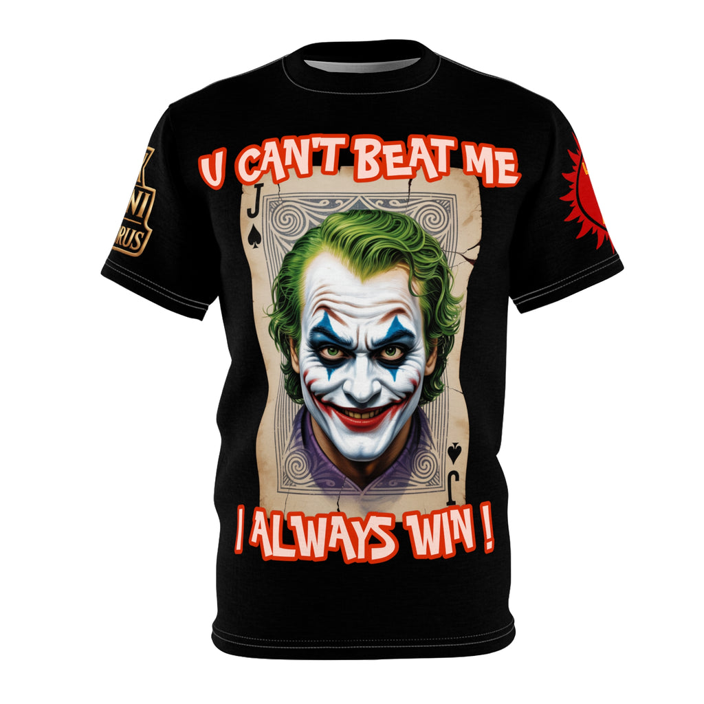 LD&P APPAREL "U Can't Beat Me I Always Win" Graphic Tee Shirt black
