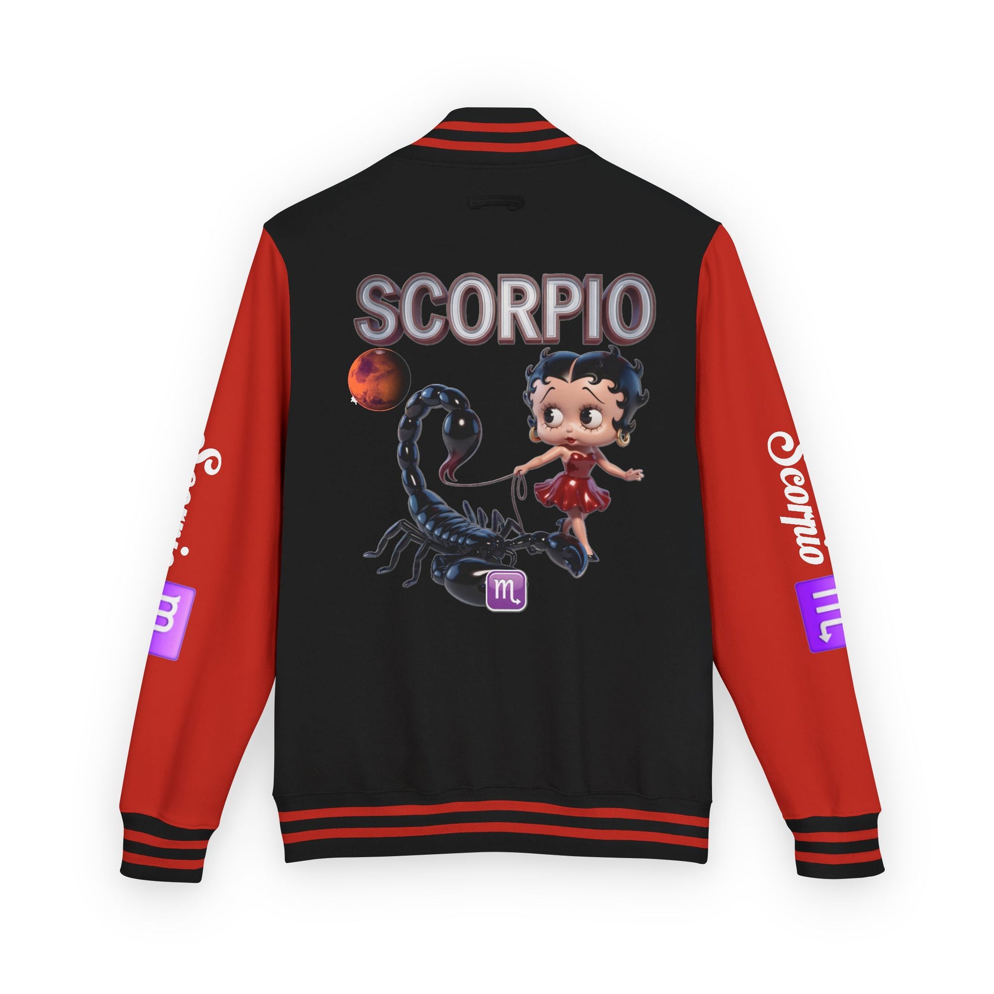 Letterman Jacket Scorpio Zodiac Design