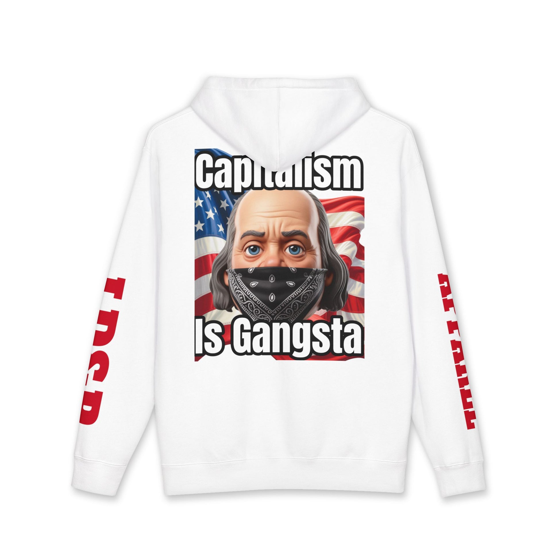 Capitalism is Gangsta Heavyweight Hooded Sweatshirt