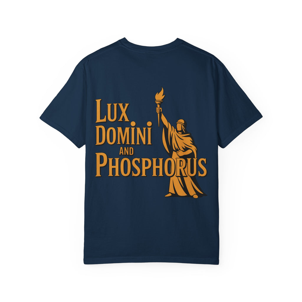Garment-Dyed T-shirt Thin Line Love Hate LD&amp;P APPAREL Design