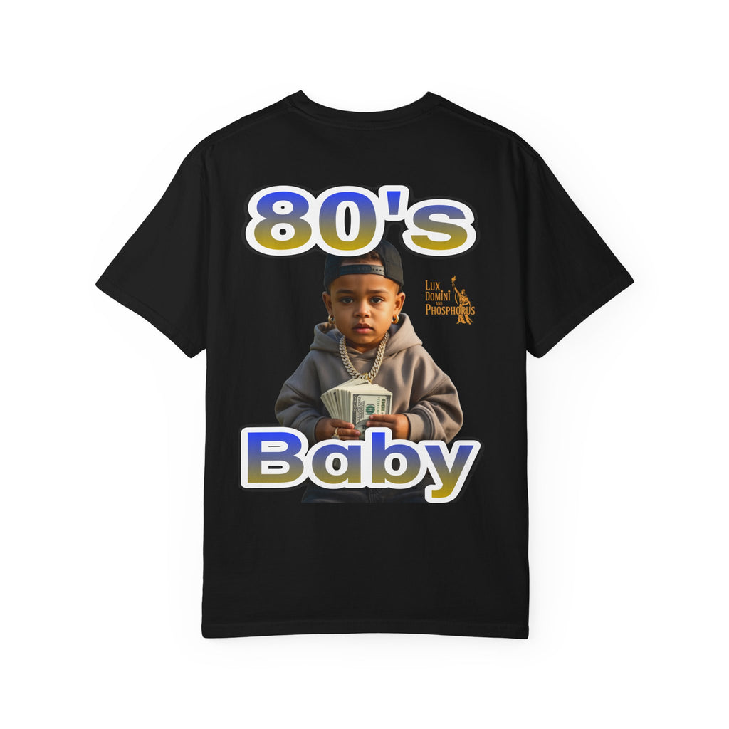 80s Baby Unisex Garment-Dyed T-shirt - LD&P APPAREL