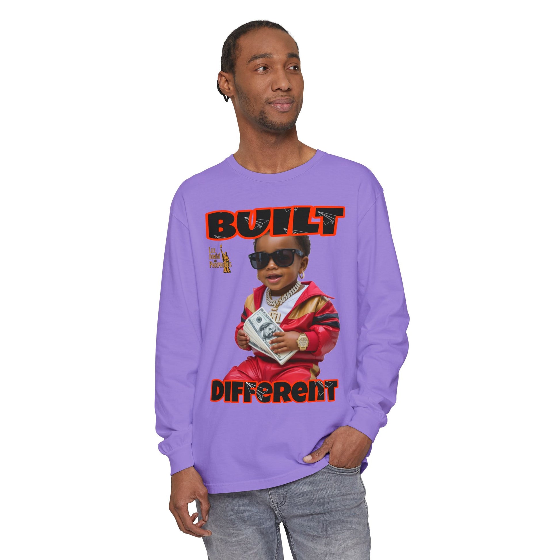 Long Sleeve T-Shirt - Built Different LD&P Apparel Design