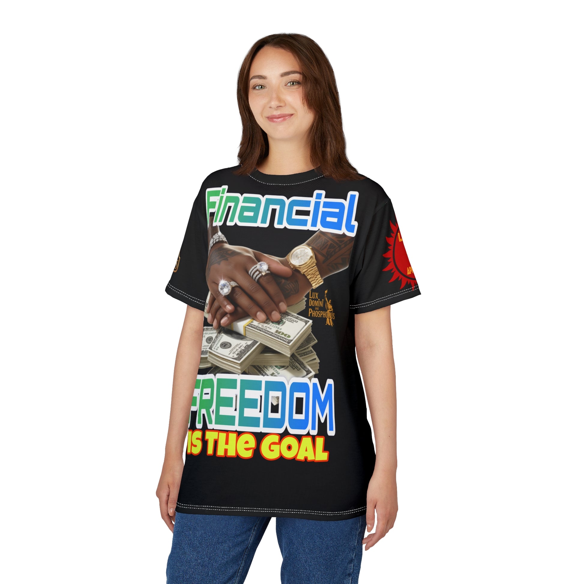 Financial Freedom Unisex Cut & Sew Tee