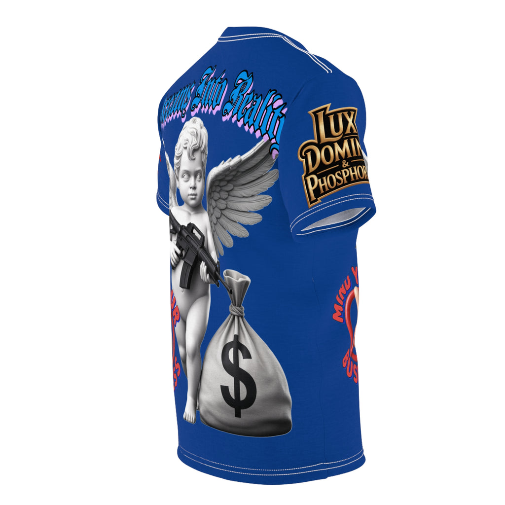 Dreams Into Reality' LD&P Apparel Design blue