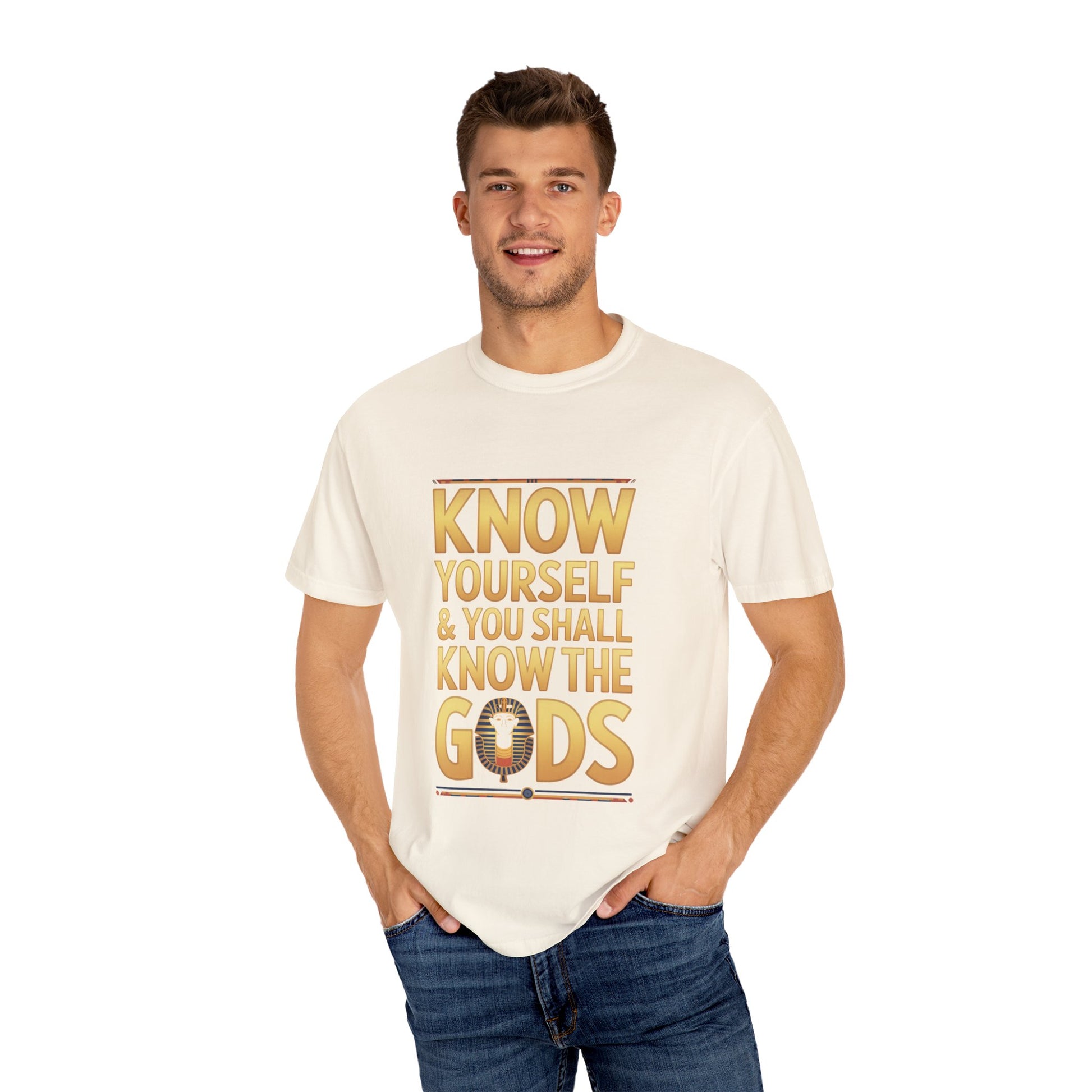Garment-Dyed T-shirt - Know Yourself Design