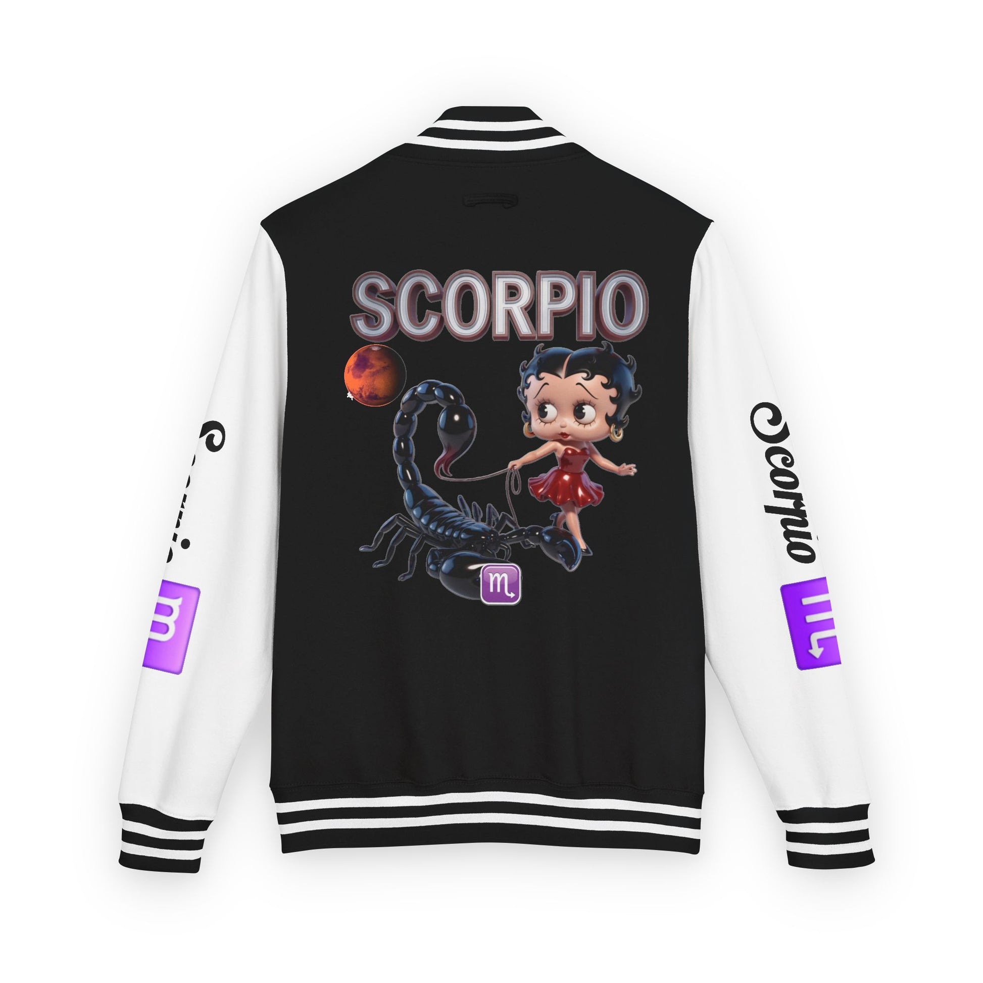 Letterman Jacket Scorpio Zodiac Design