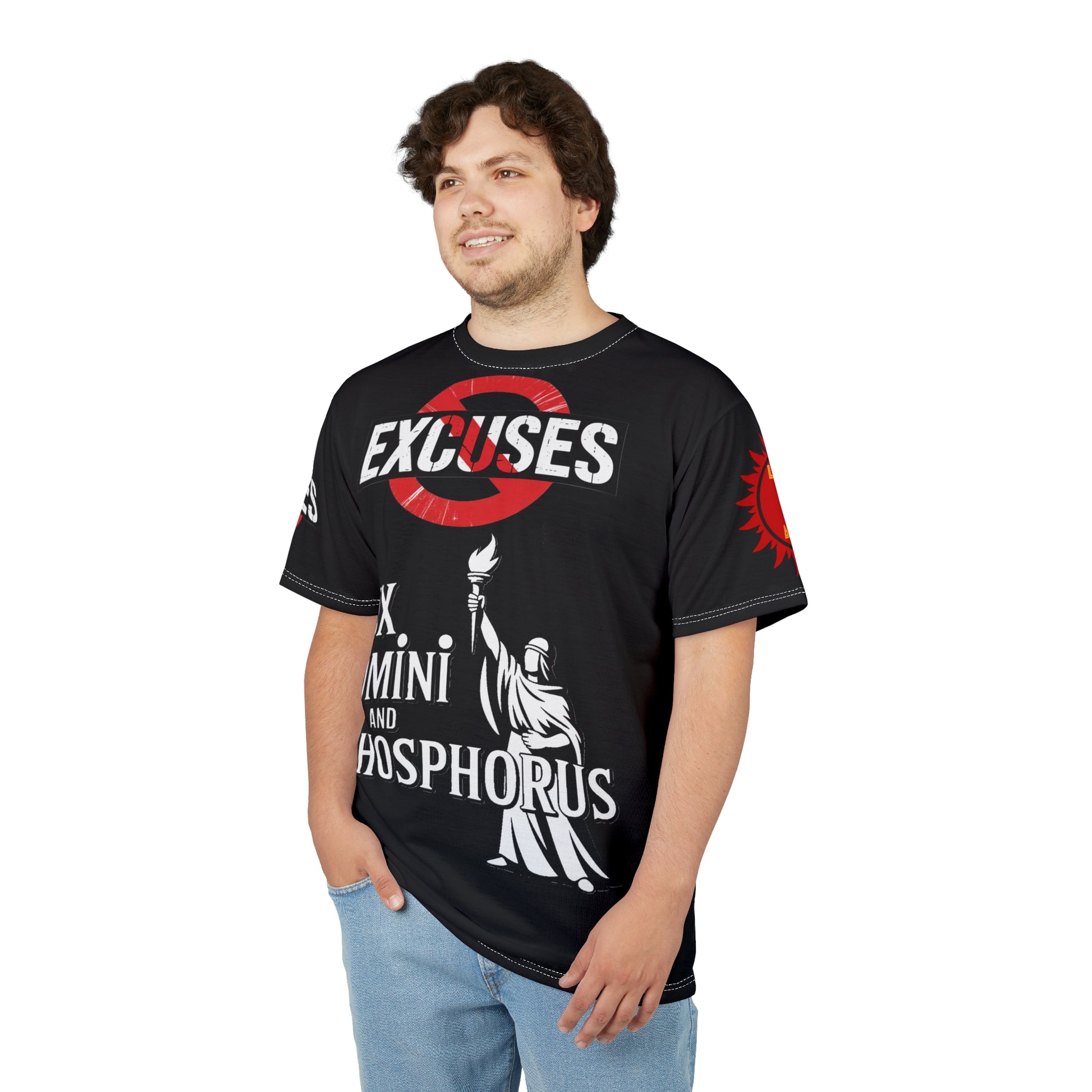No Excuses Lux Domini & Phosphorus Graphic Tee Black 1