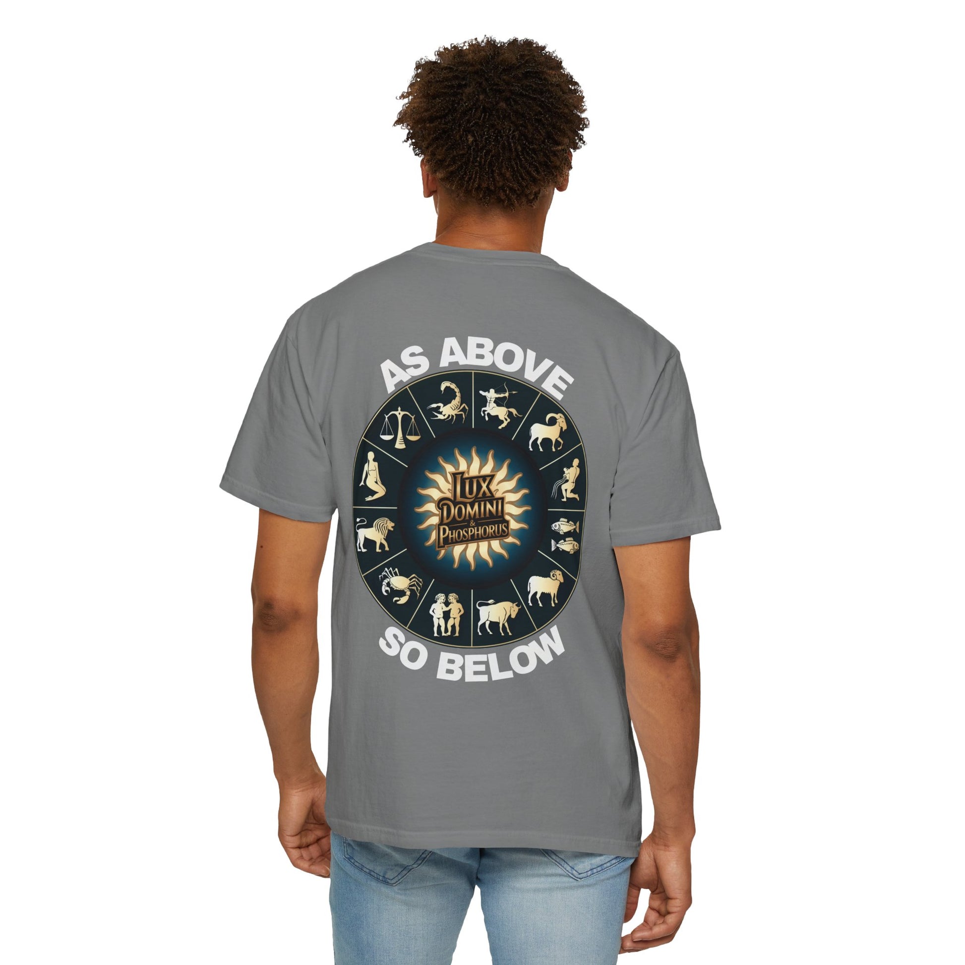 Zodiac Unisex T-Shirt - As above so below design