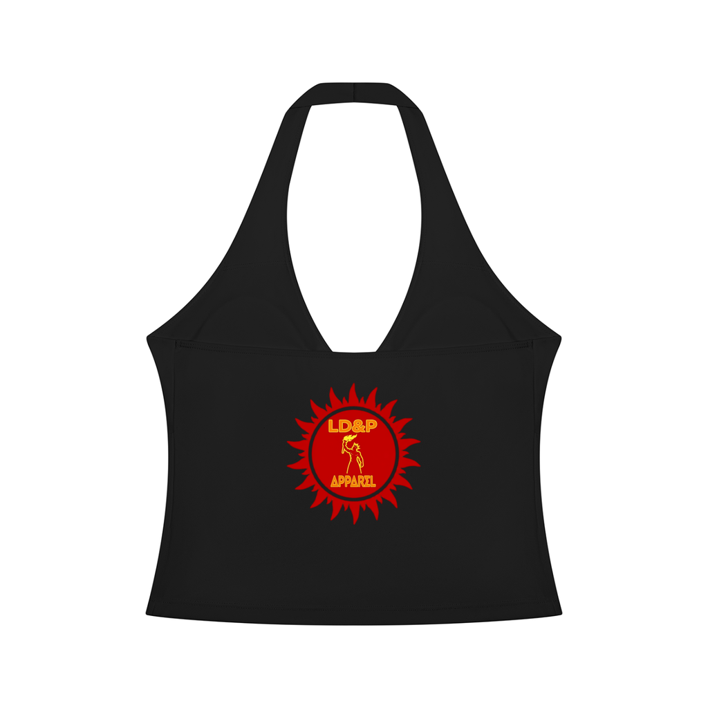 Women’s Ruched Halter Yoga Tank Top