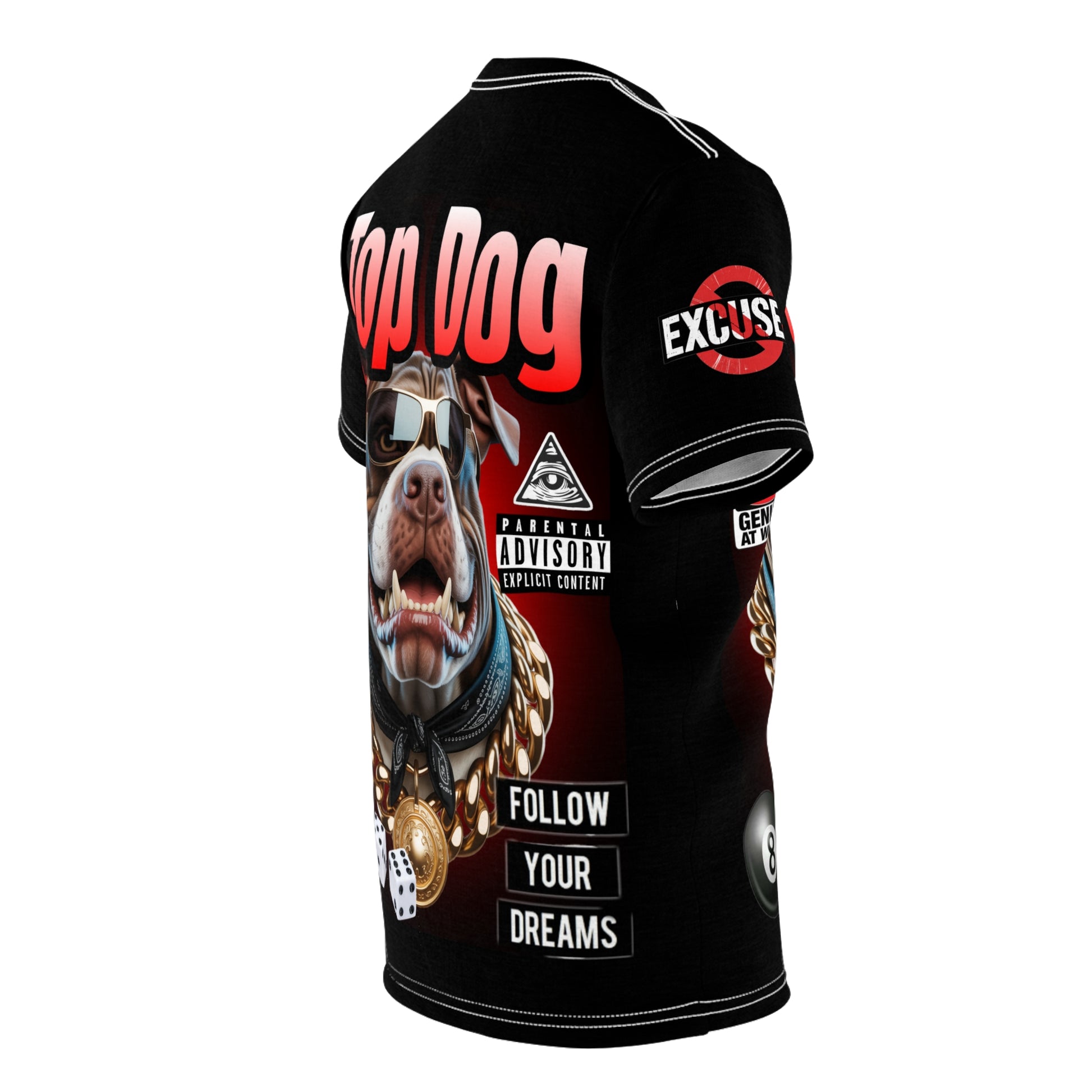 Top Dog LD&P APPAREL GRAPHIC T-Shirt BLACK