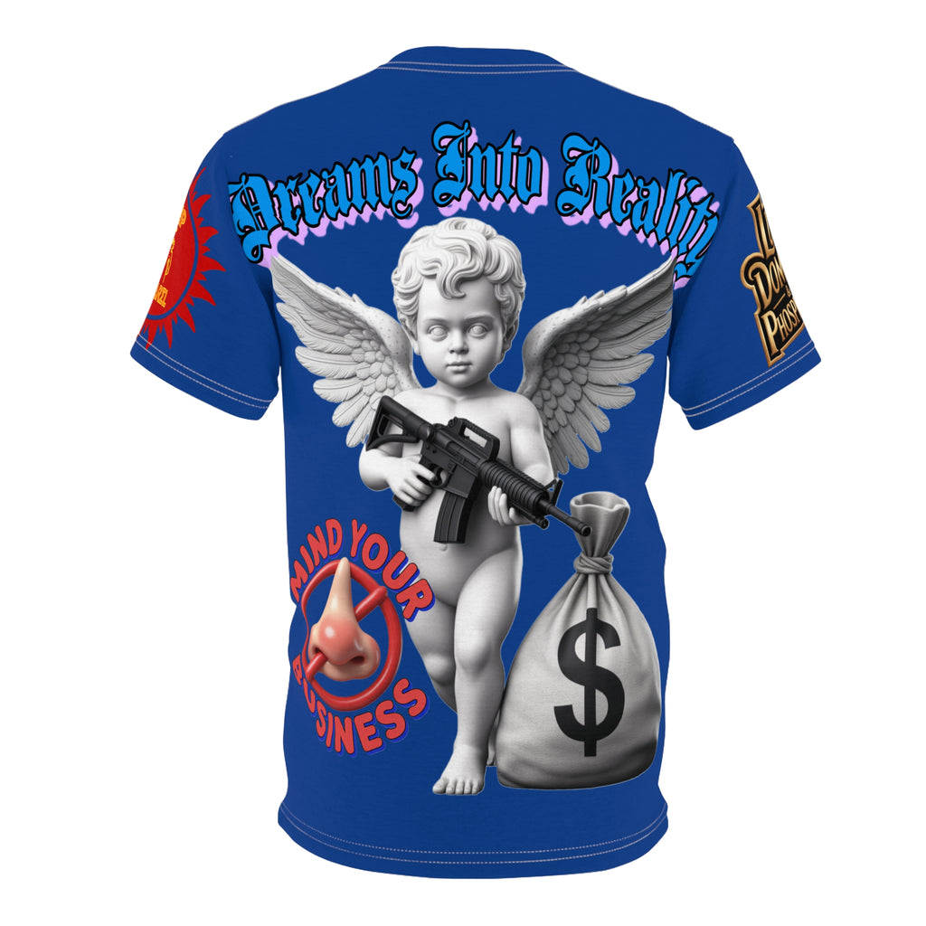 Dreams Into Reality' LD&P Apparel Design blue