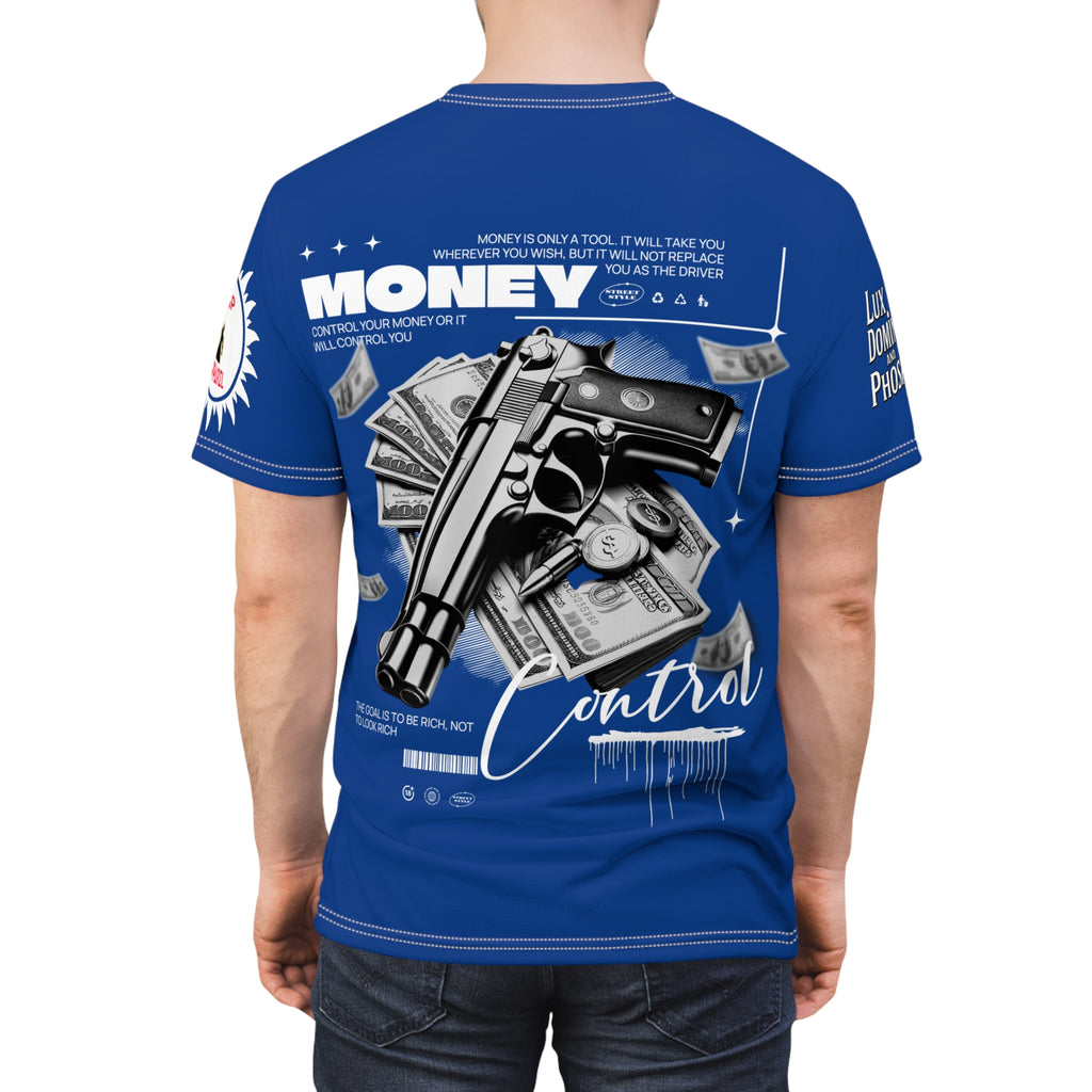 Money Control Graphic Tee LD&P APPAREL BLUE