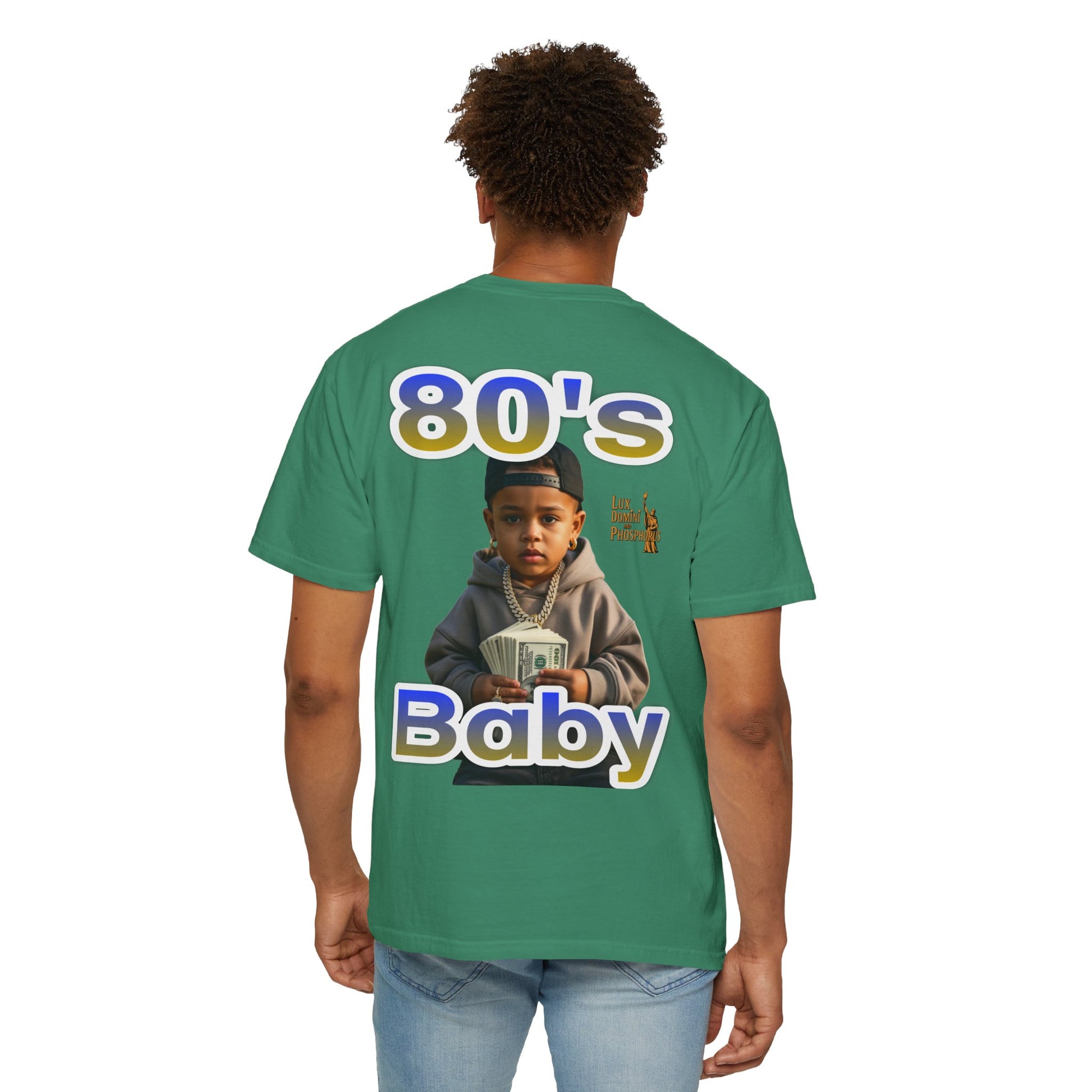 80s Baby Unisex Garment-Dyed T-shirt - LD&P APPAREL