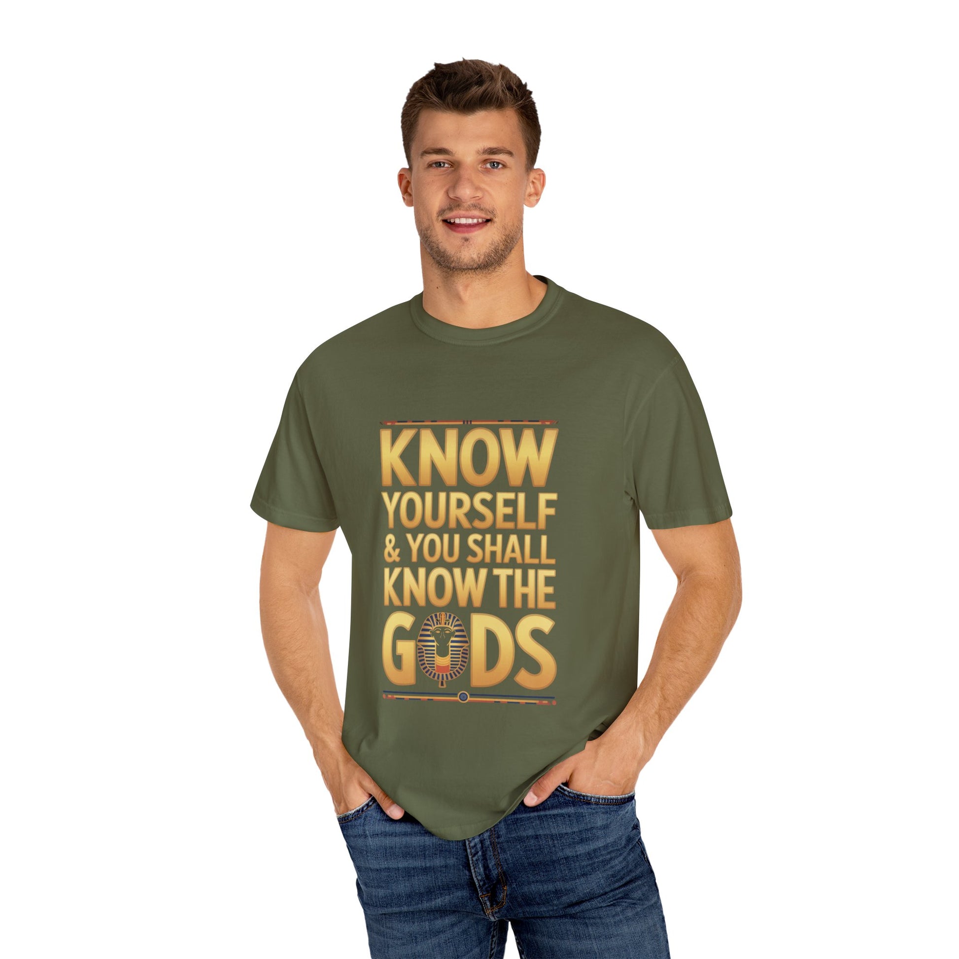 Garment-Dyed T-shirt - Know Yourself Design