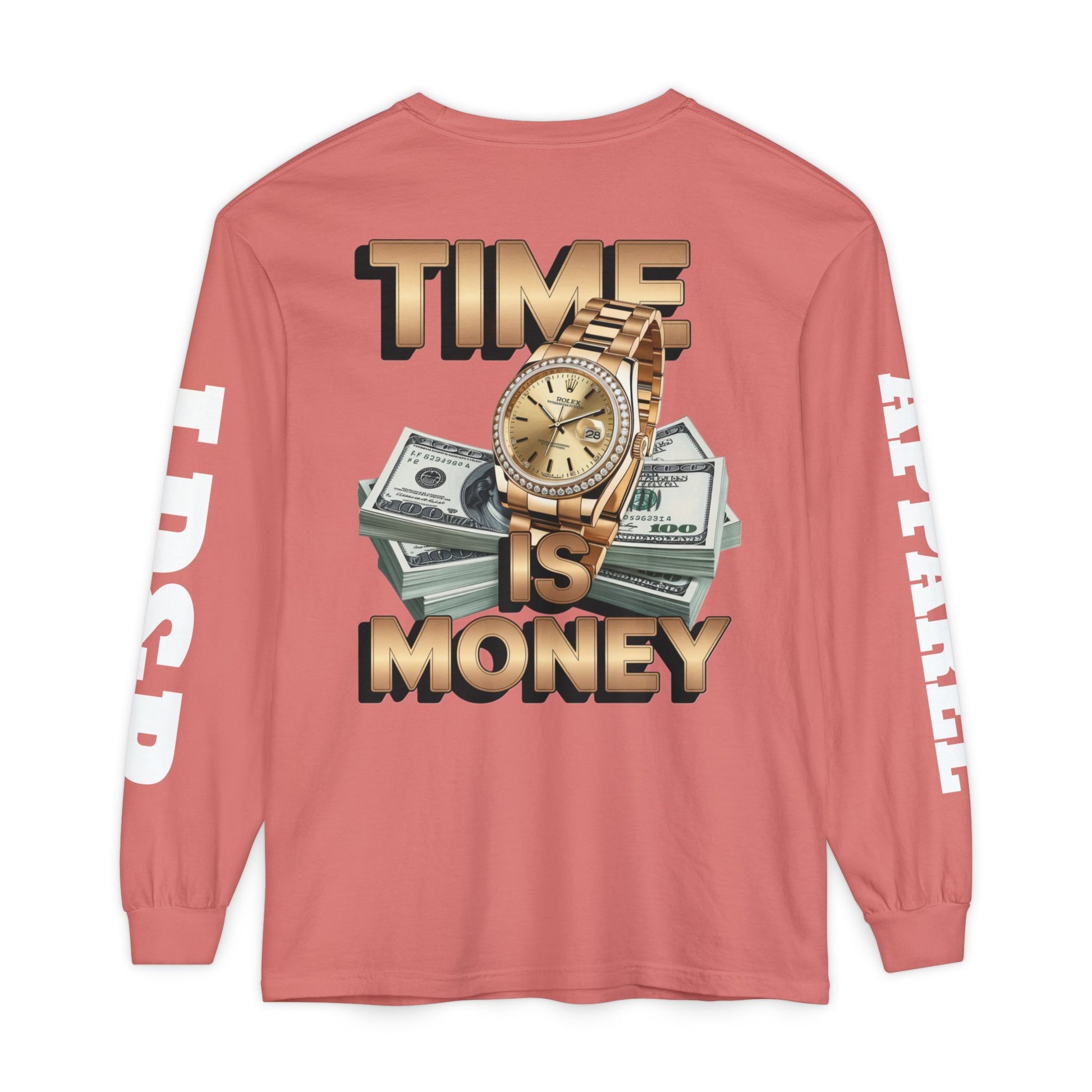 Long Sleeve T-Shirt Time is MONEY Design
