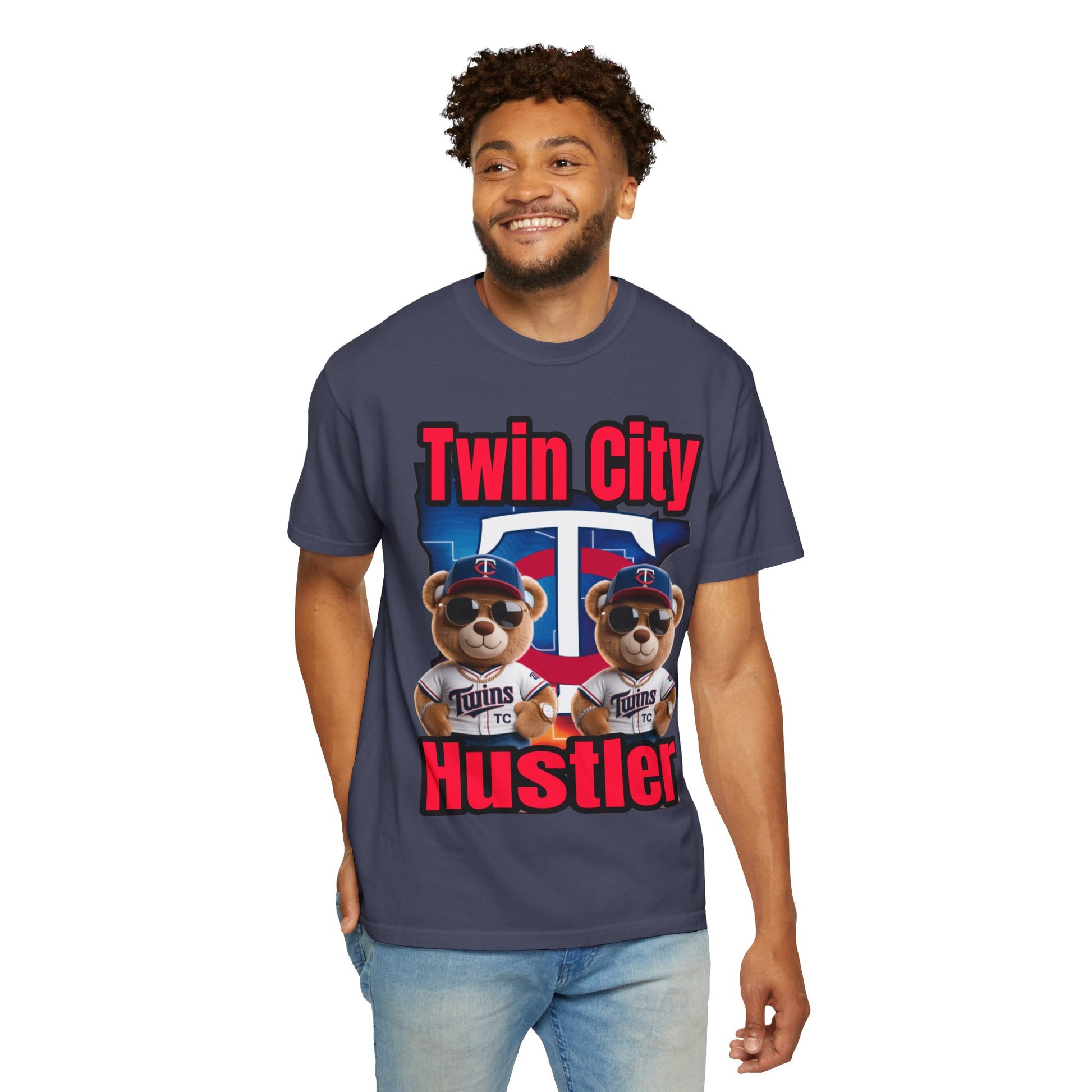 Hustler Garment-Dyed T-shirt - Twin City LD&P Apparel Design