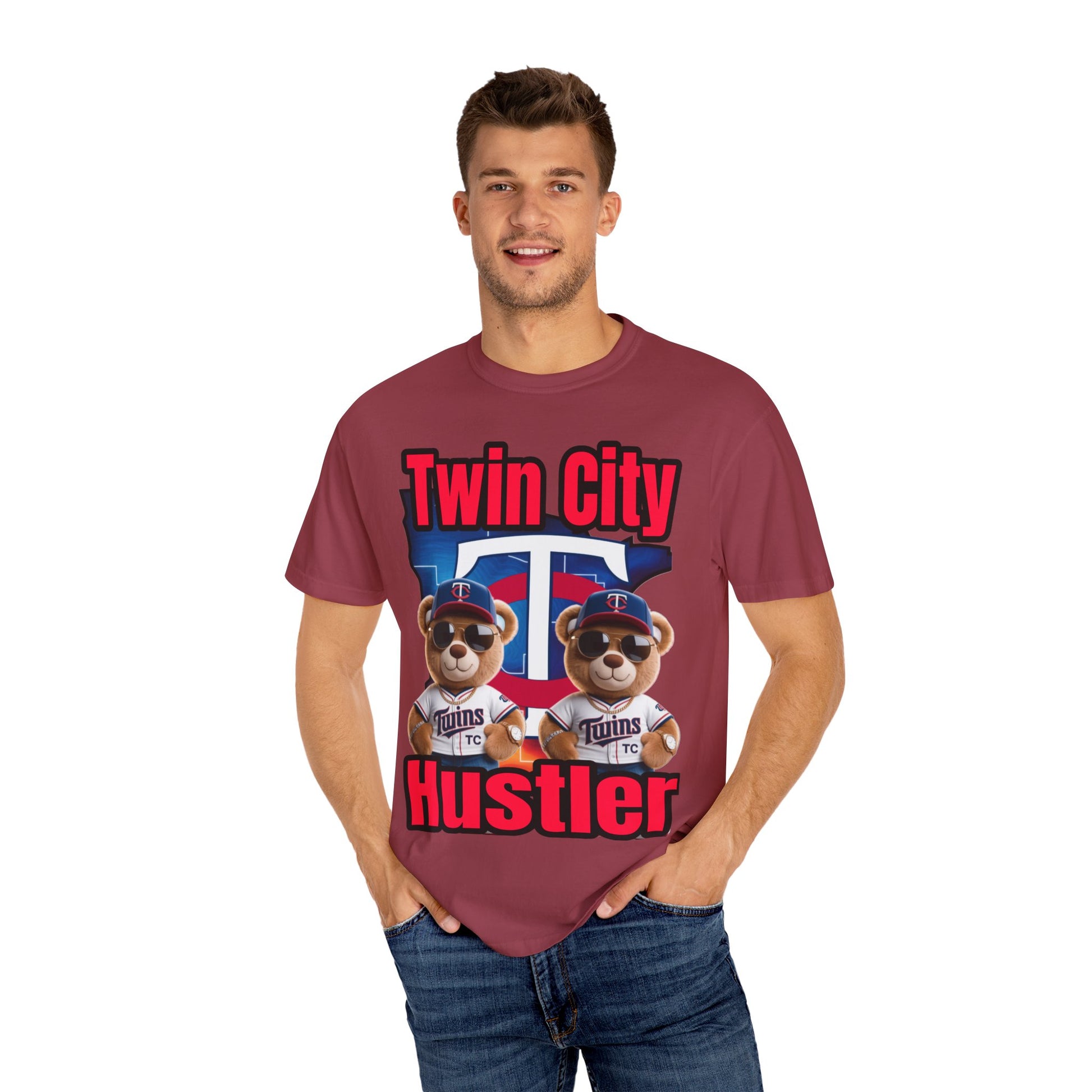 Hustler Garment-Dyed T-shirt - Twin City LD&P Apparel Design