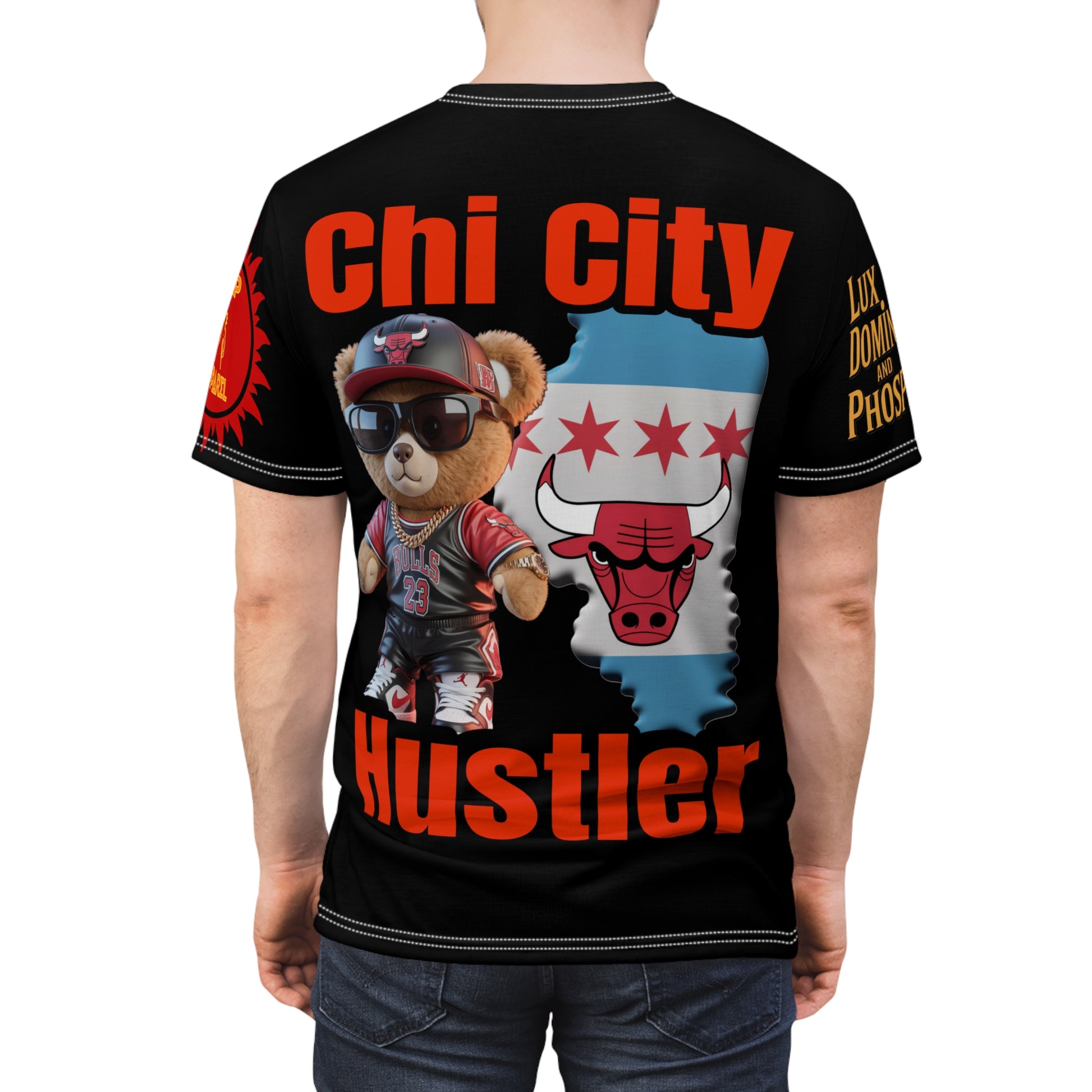 CHI CITY HUSTLER Unisex Cut & Sew Tee