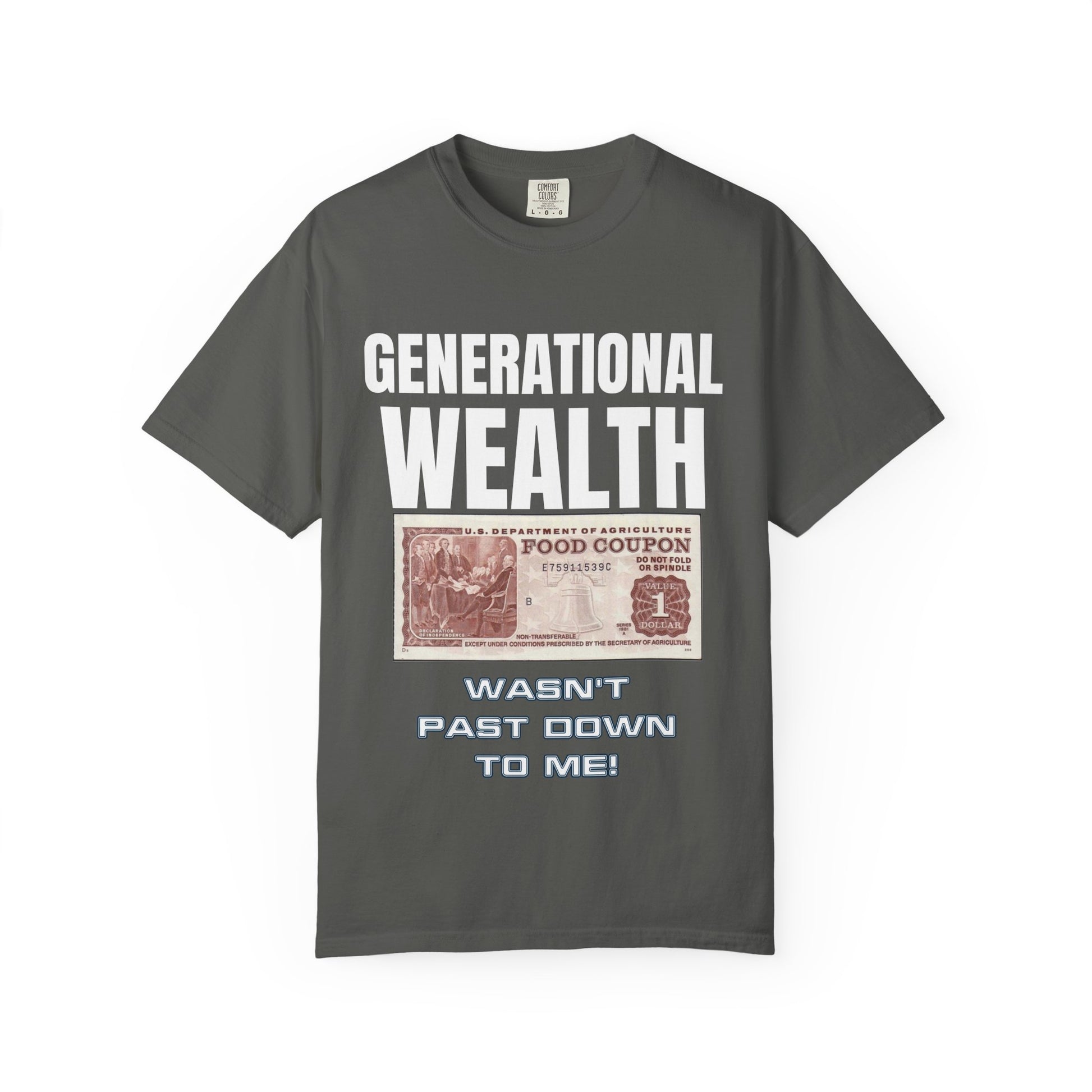 Garment-Dyed T-shirt Generational Wealth Tee