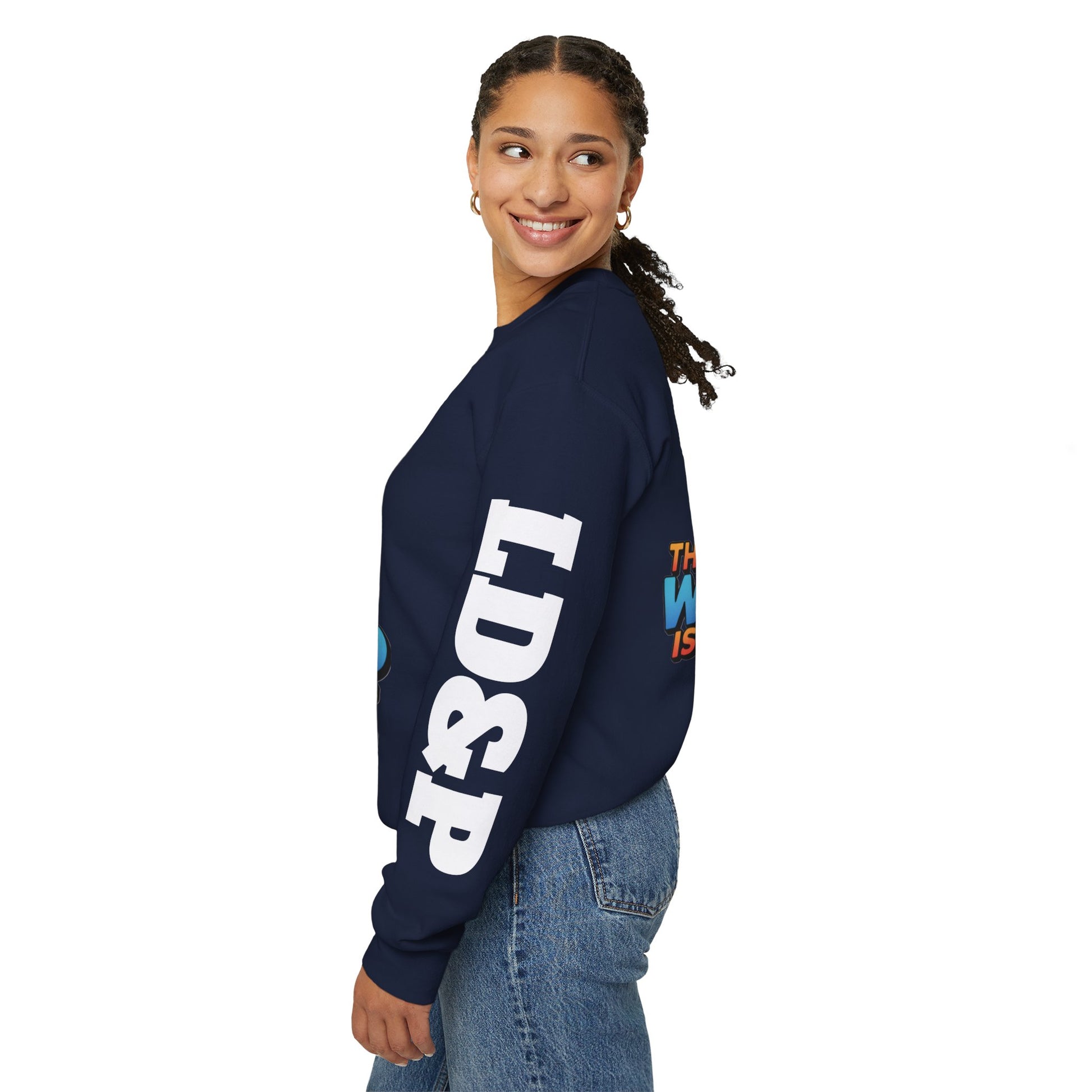 Graphic Sweatshirt - The World Is Mine LD&P APPAREL Design