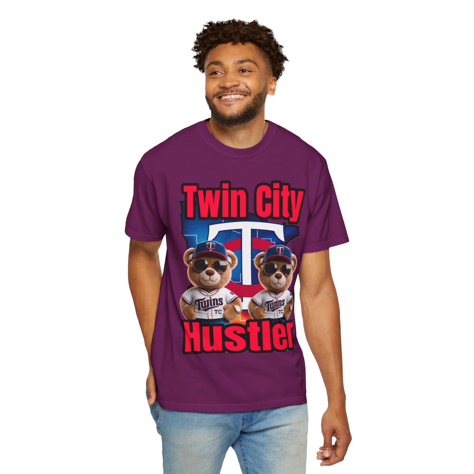 Hustler Garment-Dyed T-shirt - Twin City LD&P Apparel Design