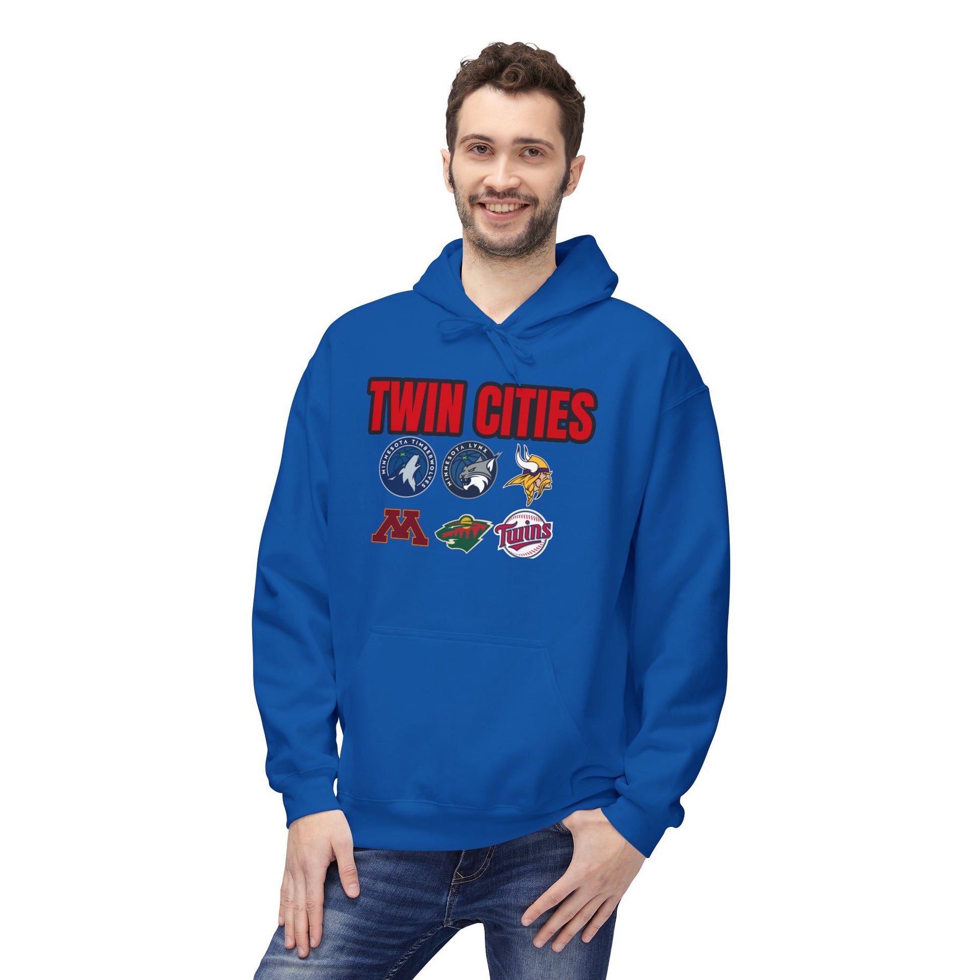 Fleece Hoodie Twin Cities Minneapolis St Paul Design
