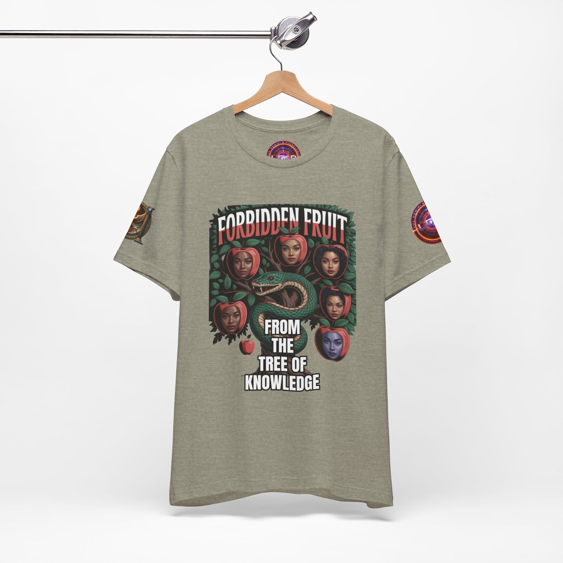 Short Sleeve Tee - Tree of Knowledge Forbidden Fruit Design