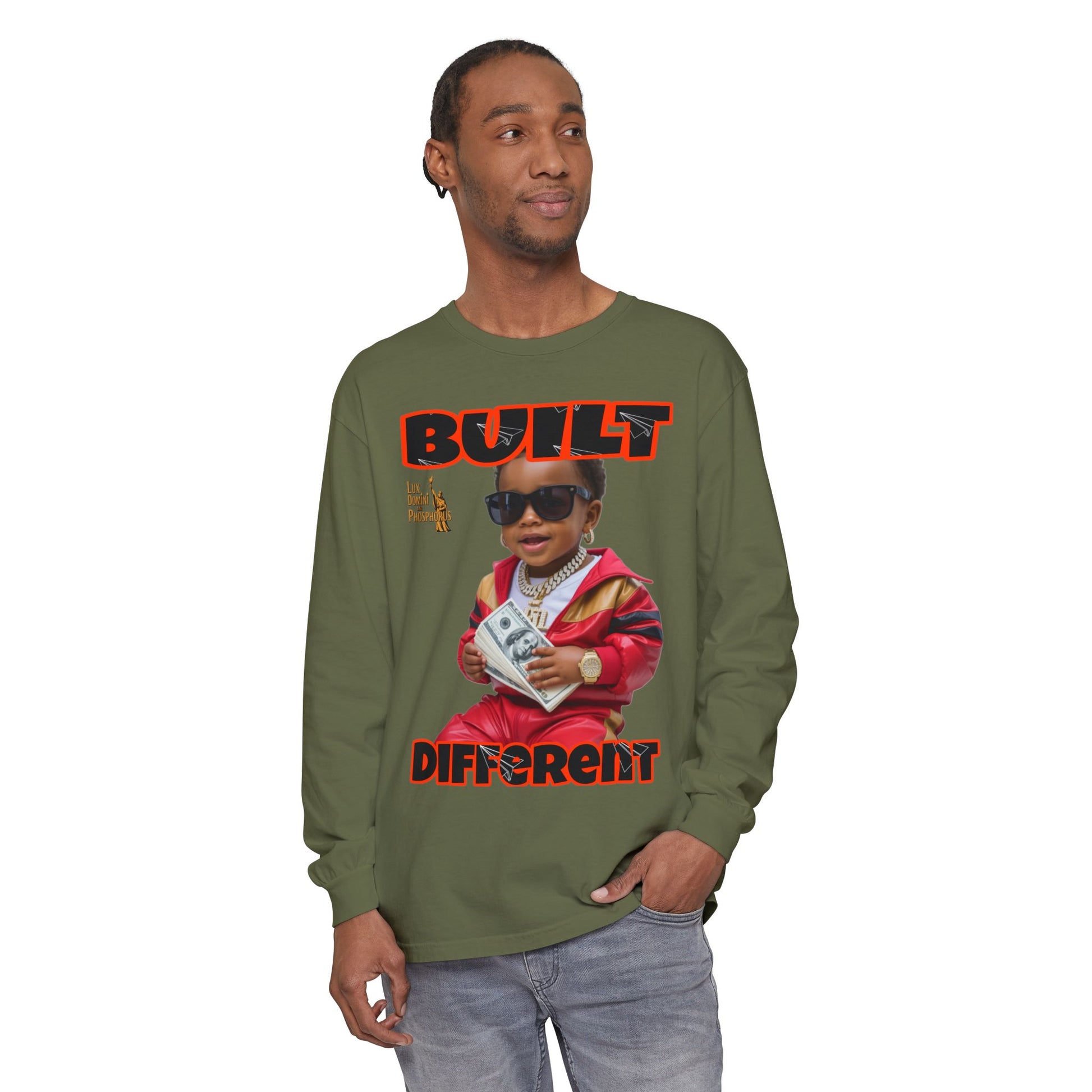 Long Sleeve T-Shirt - Built Different LD&P Apparel Design