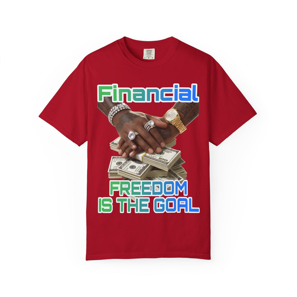 Financial Freedom Unisex T-shirt - 'Financial Freedom is The Goal' Design