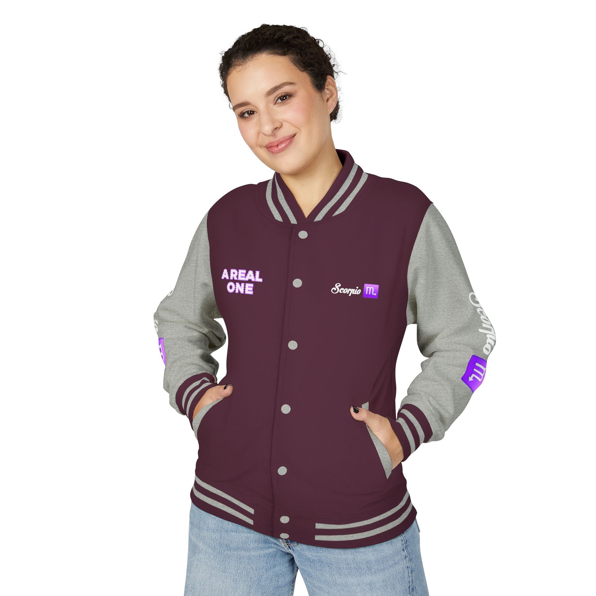 Letterman Jacket Scorpio Zodiac Design