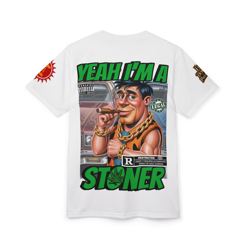 Yeah I'm a Stoner T-Shirt LD&P APPAREL white