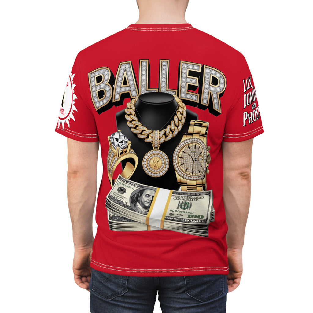 Baller  Unisex Tee - LD&P Apparel Design Red