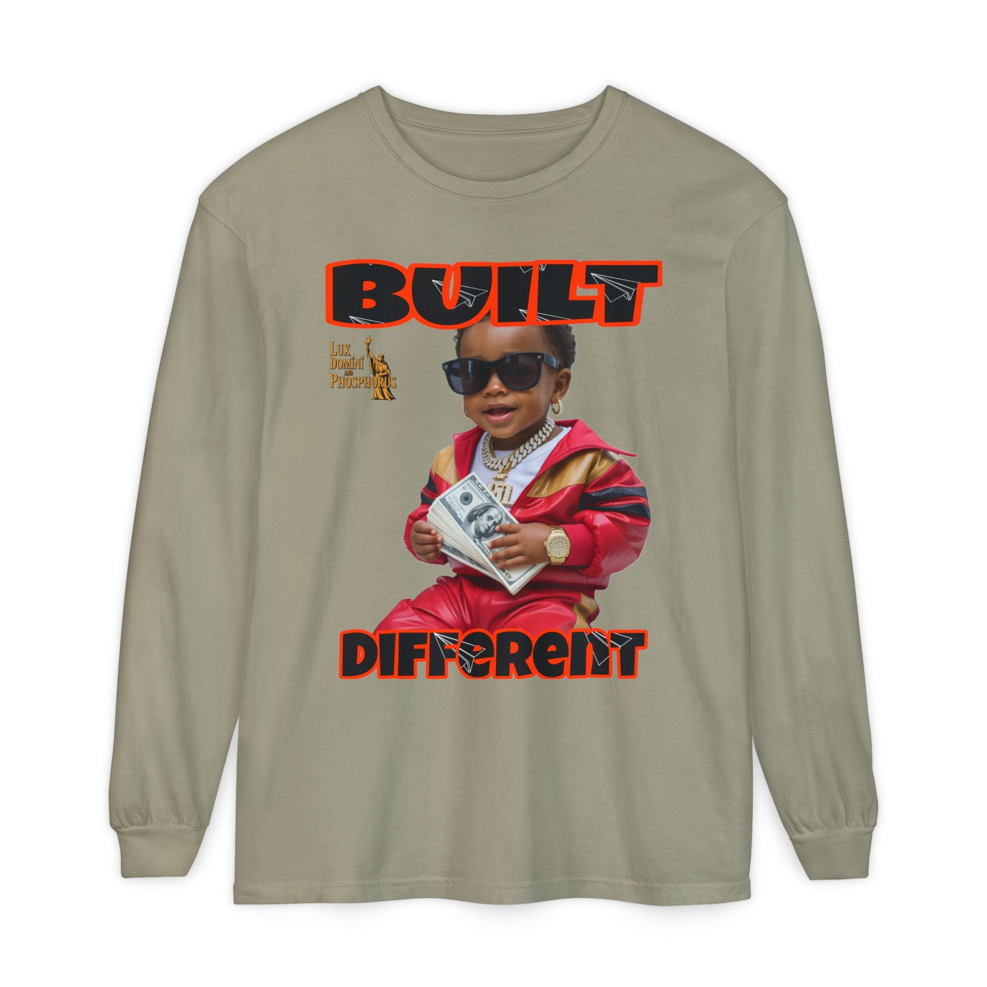 Long Sleeve T-Shirt - Built Different LD&P Apparel Design