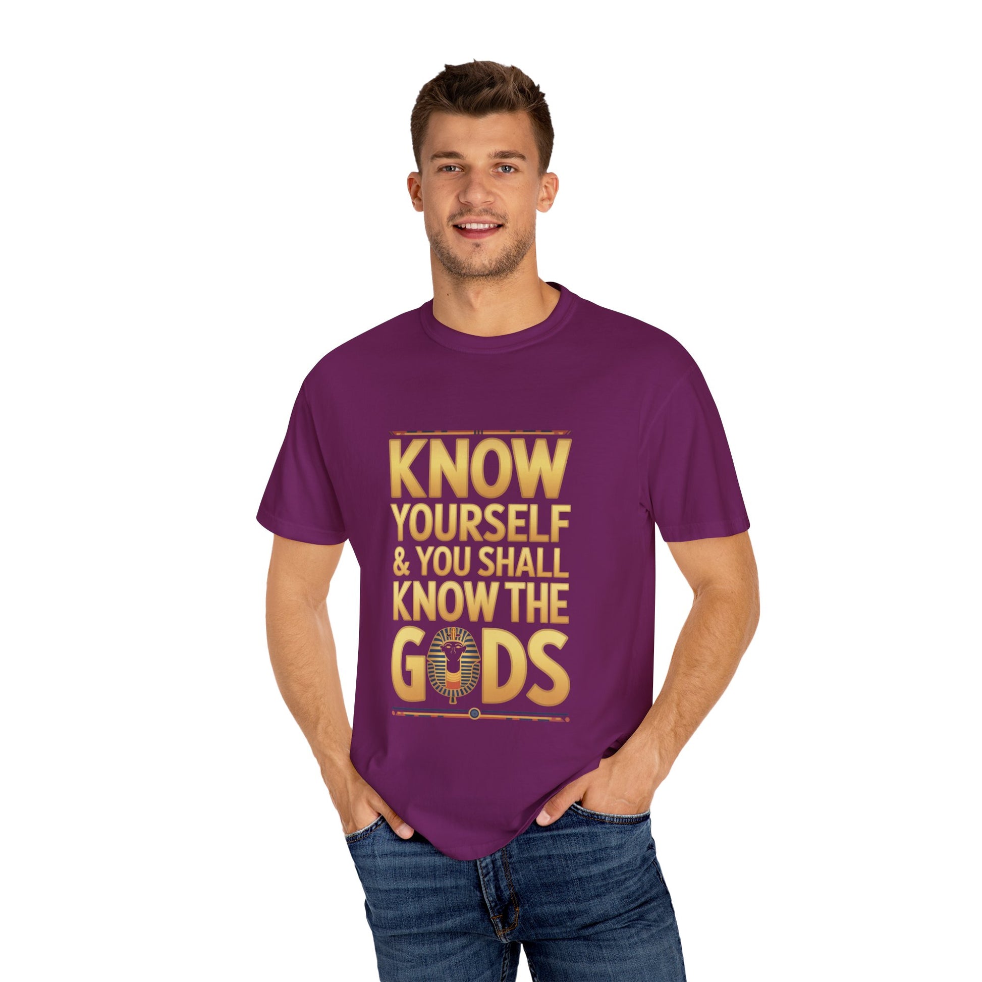 Garment-Dyed T-shirt - Know Yourself Design