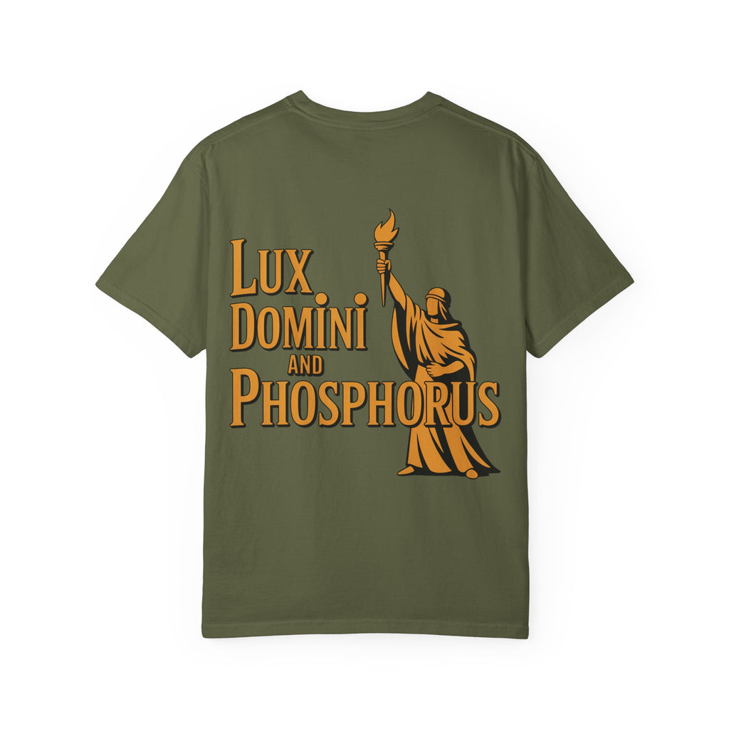 Garment-Dyed T-shirt Thin Line Love Hate LD&amp;P APPAREL Design